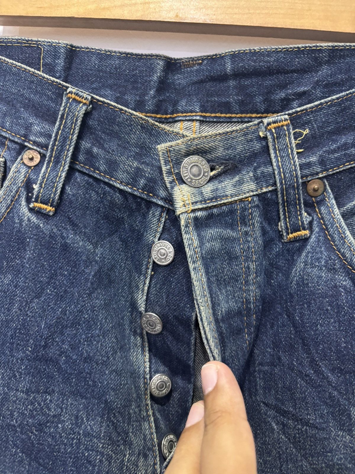 Levi's Vintage Levis 501XX Selvedge Jeans Size US 30 / EU 46 - 5 Thumbnail