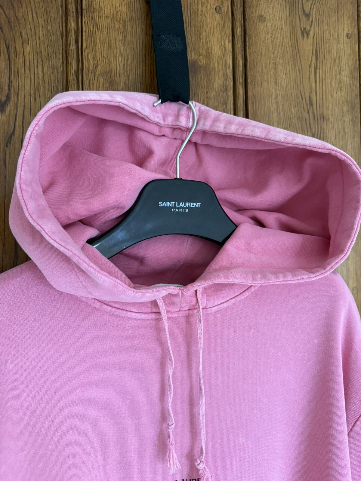 Saint Laurent Paris $990 Saint Laurent Rive Gauche logo hoodie rare XL grail Size US XL / EU 56 / 4 - 11 Thumbnail