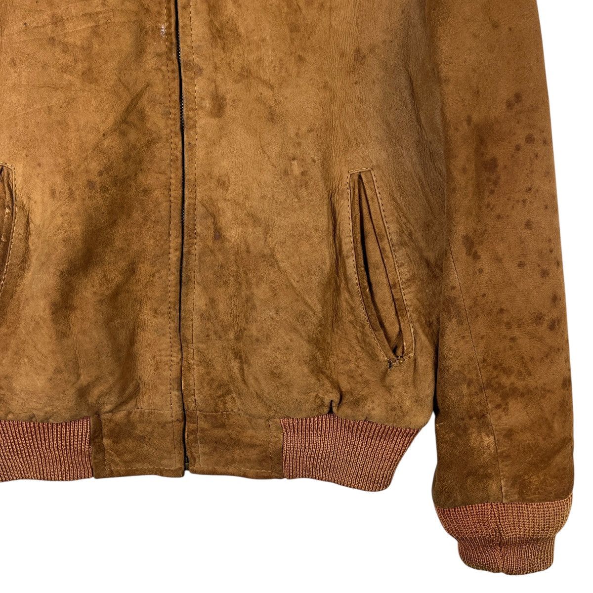 Sears 50s 60s VINTAGE SUEDE LEATHER JACKET Size US M / EU 48-50 / 2 - 7 Thumbnail