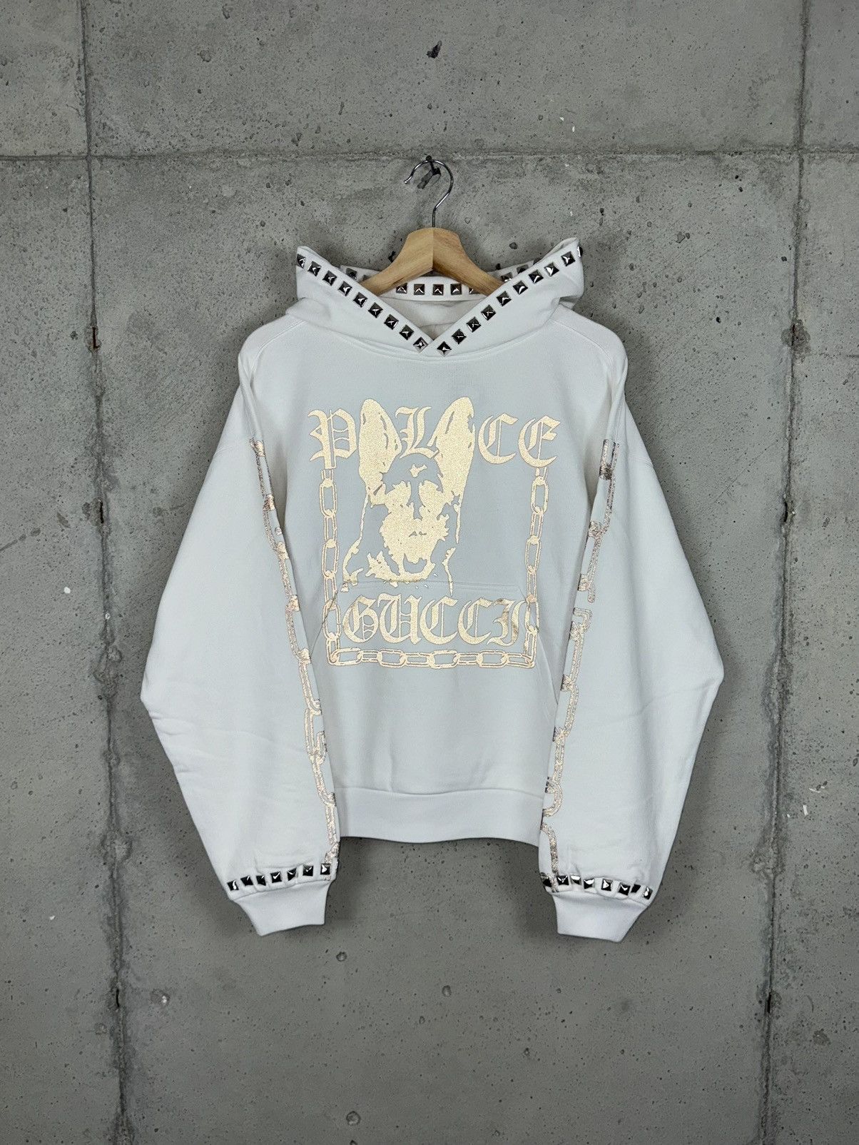 Gucci × Palace Palace x Gucci Printed Cotton Jersey Stud Sweatshirt -Size M Size US M / EU 48-50 / 2 - 3 Thumbnail