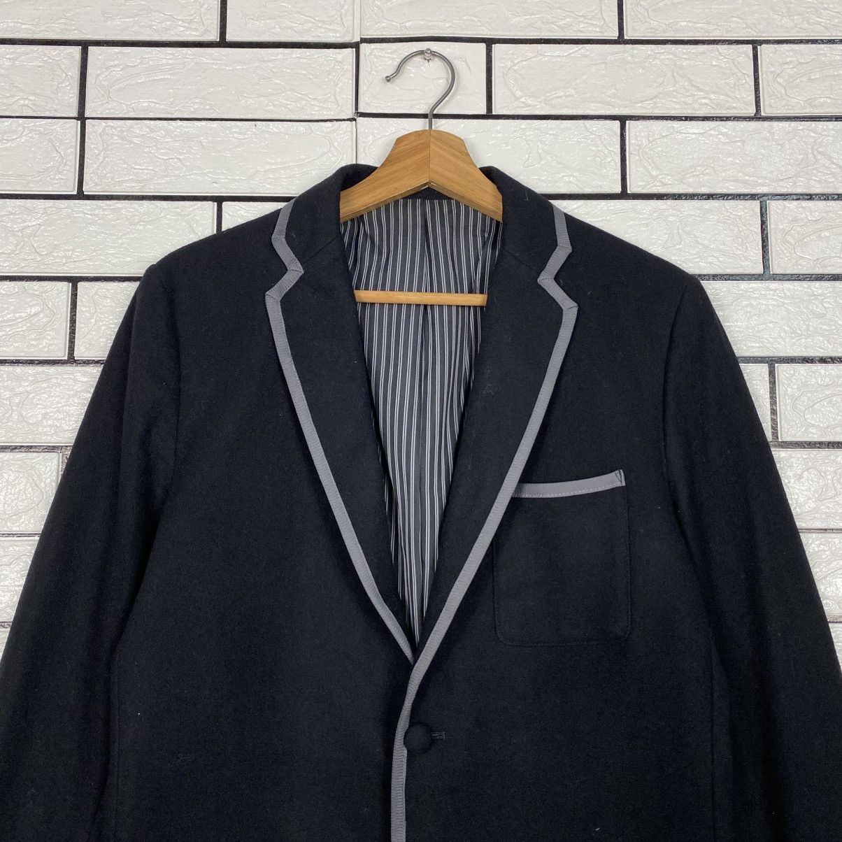 Fred Perry 📌Vintage Chore Button Jacket Fred Perry Striped Lining Size US L / EU 52-54 / 3 - 4 Thumbnail