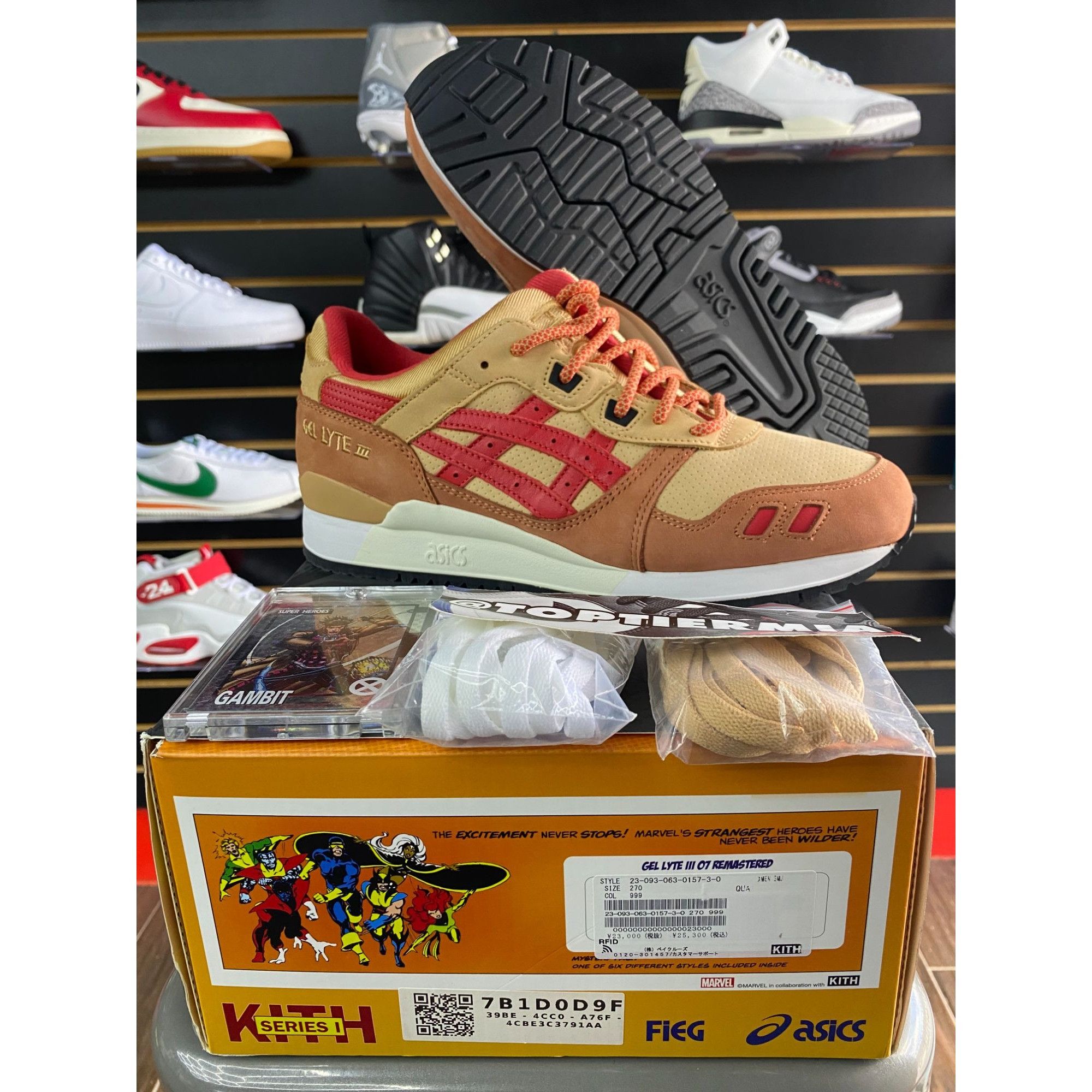 Asics ASICS GEL LYTE 3 X KITH X MARVEL REMASTERD GAMBIT SZ 9 BRAND Size US 9 / EU 42 - 1 Thumbnail