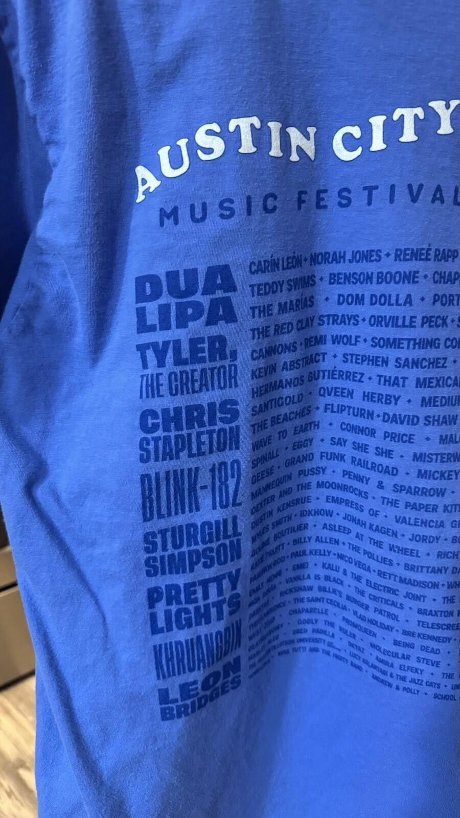 Comfort Colors Austin City Limits ACL Festival 2024 Mens Large Blink 182 Size US L / EU 52-54 / 3 - 6 Thumbnail