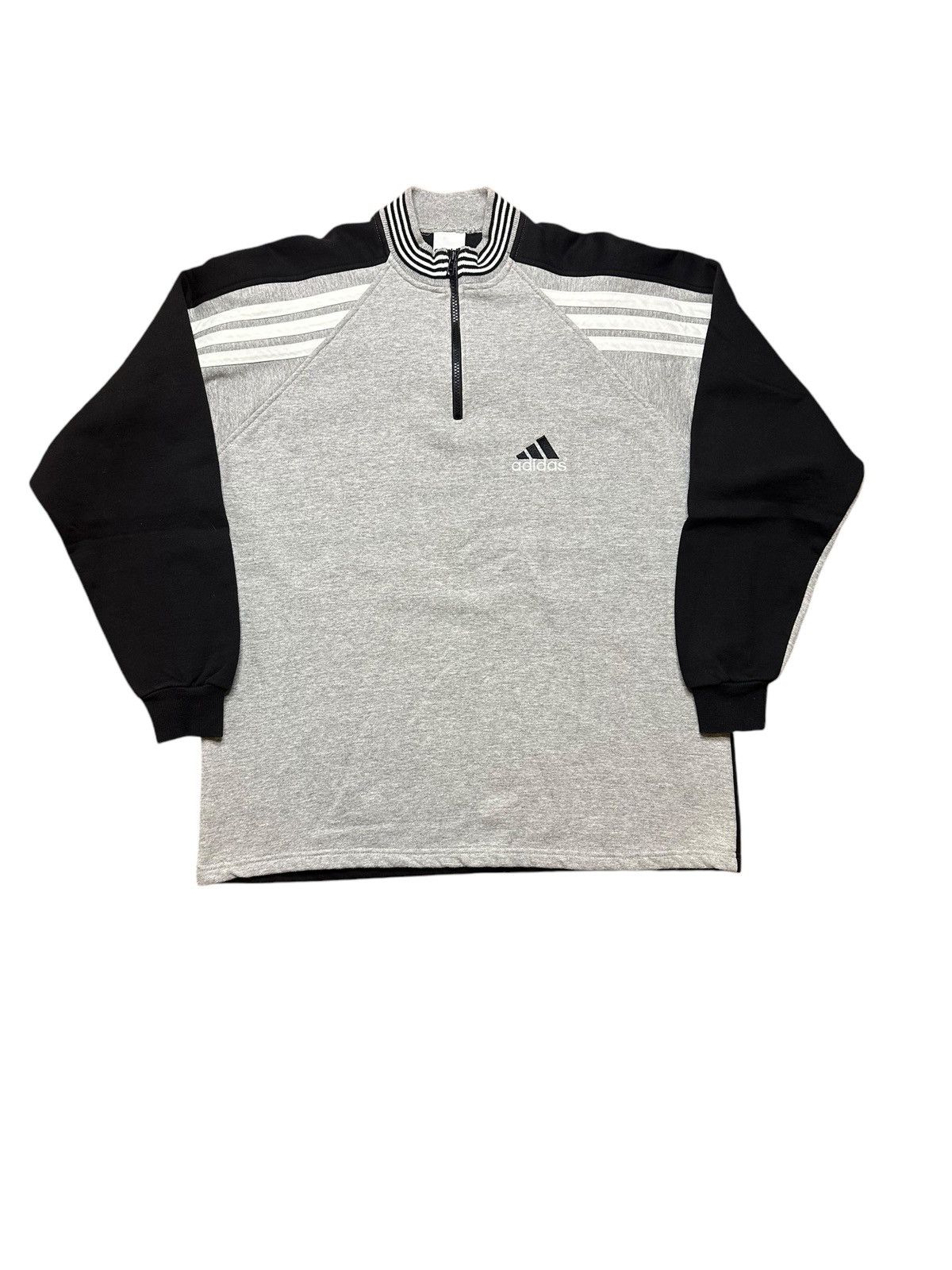 Adidas Streetwear Vintage Vintage Adidas Quarter Zip Sweater Grailed