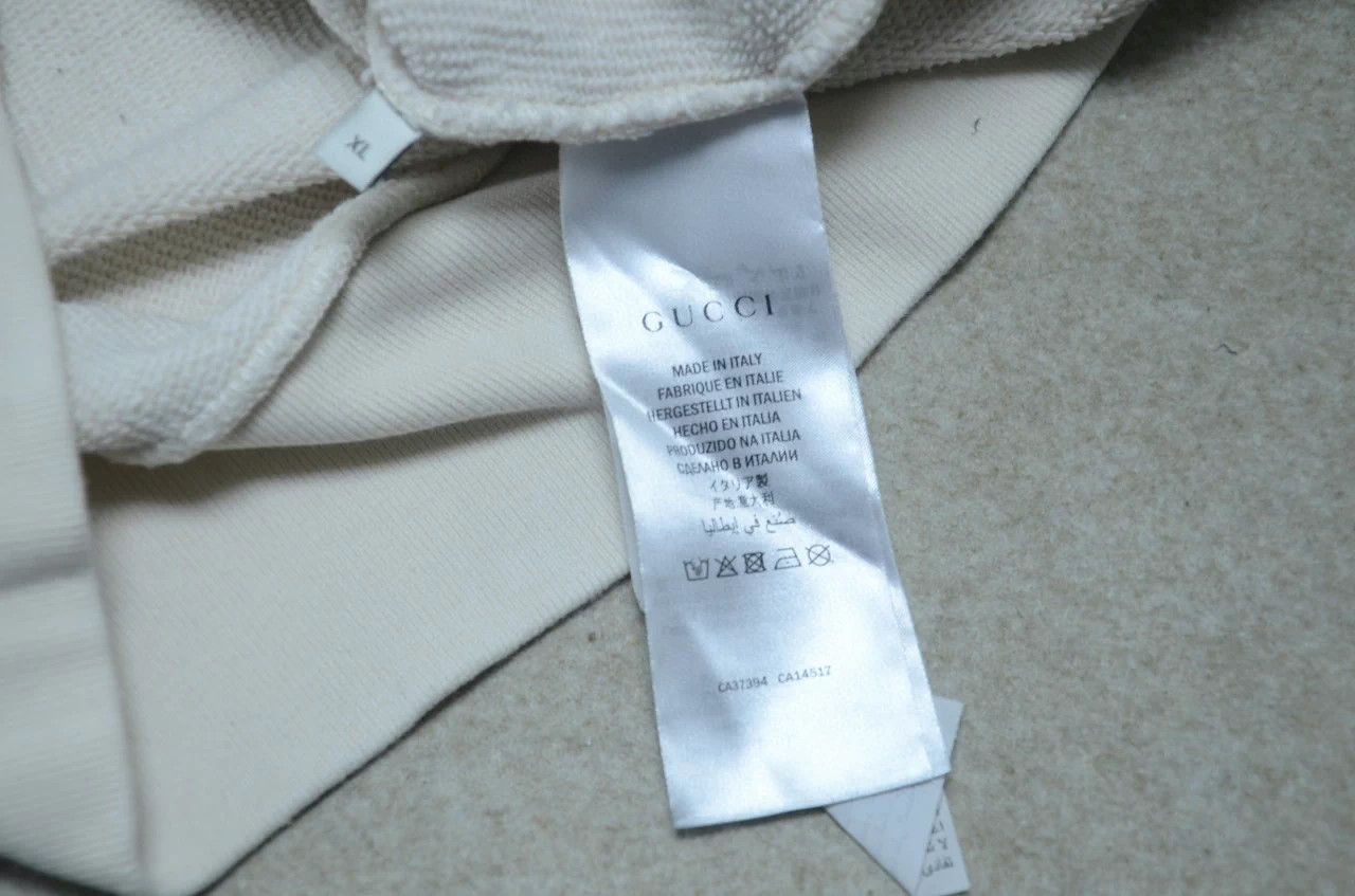 Gucci Gucci Double G Vintage Stripe White Unisex Sweatshirt XL Size US XL / EU 56 / 4 - 7 Thumbnail