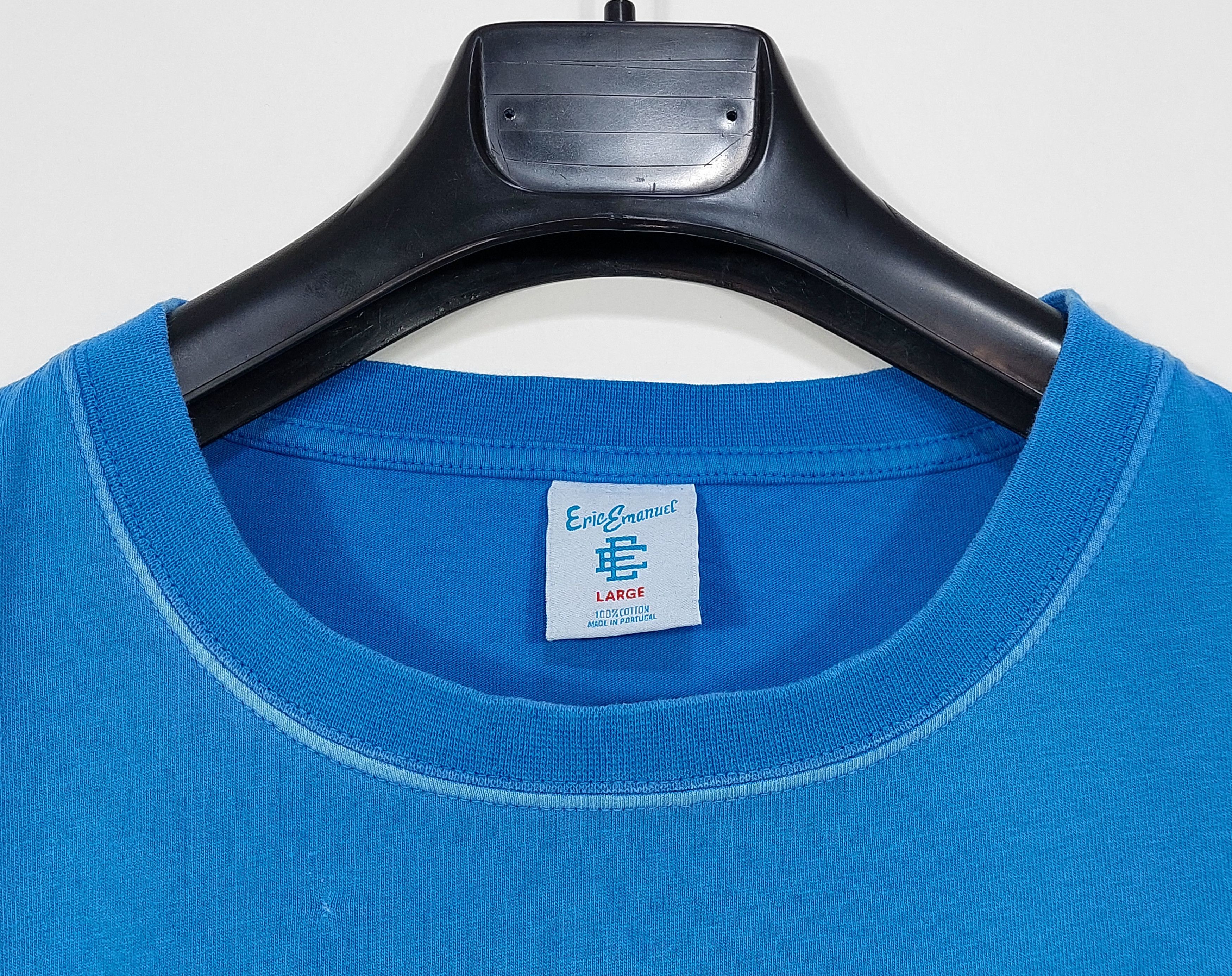 Eric Emanuel EE Villanova cut off tshirt - washed blue L Size US L / EU 52-54 / 3 - 2 Thumbnail
