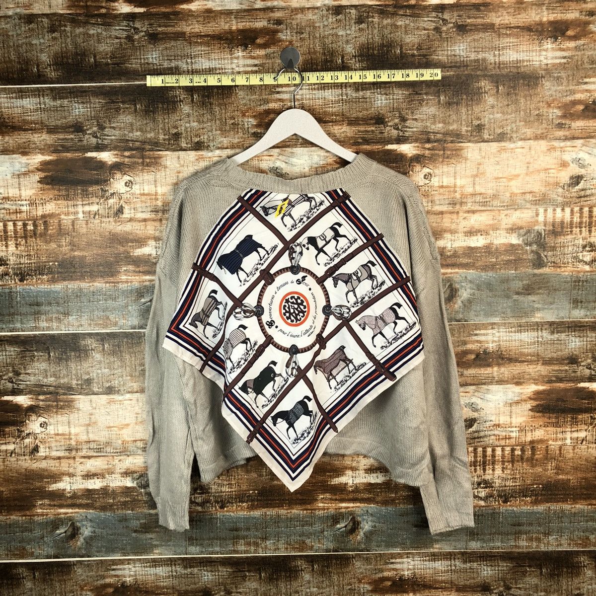 Homespun Knitwear × Japanese Brand Valet horse design art vintage sweatshirt Knitwear #A1504 Size M / US 6-8 / IT 42-44 - 1 Thumbnail