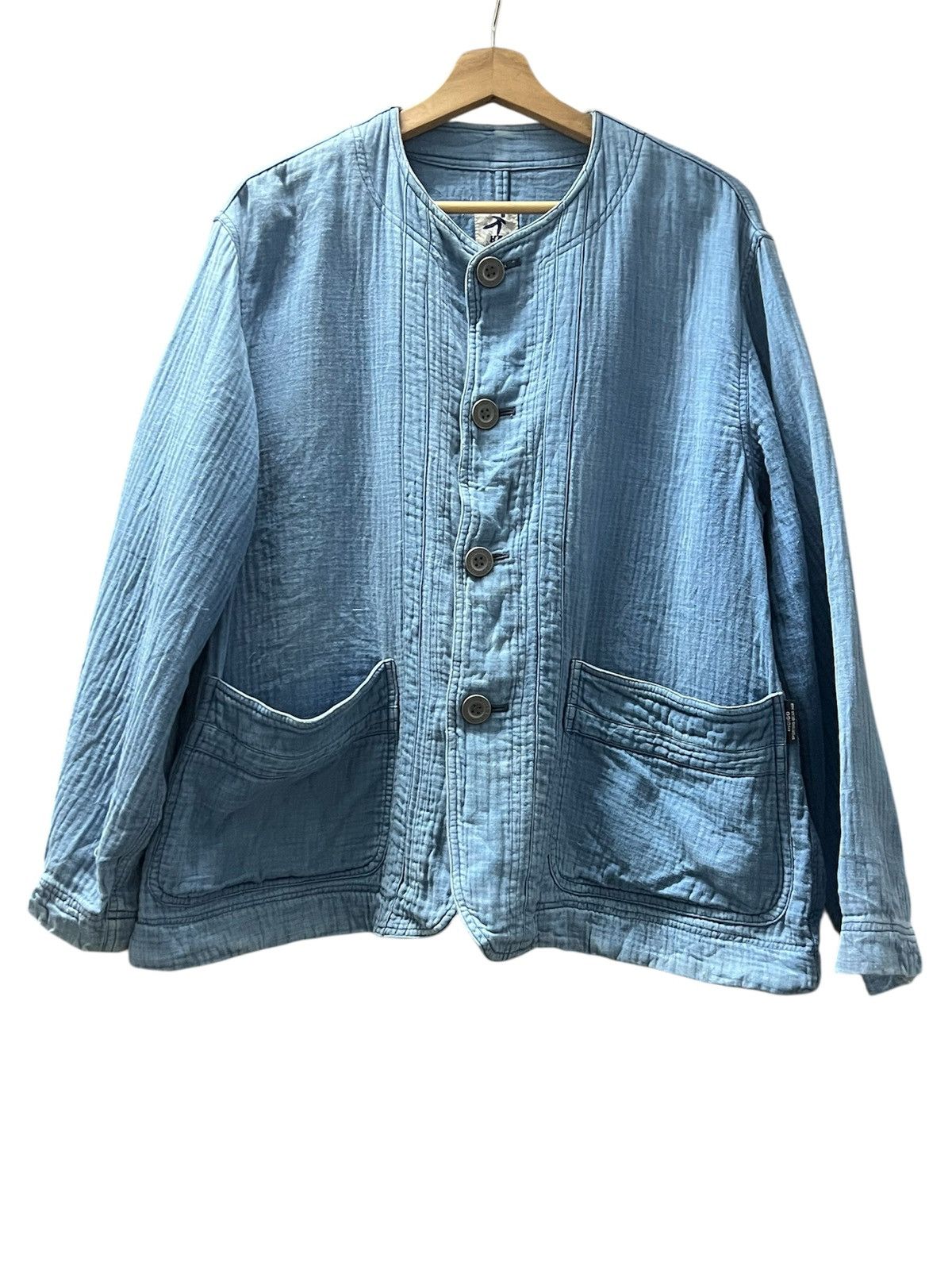 Hai Sporting Gear Issey miyake sporting gear hai indigo button up jacket Size US M / EU 48-50 / 2 - 1 Thumbnail
