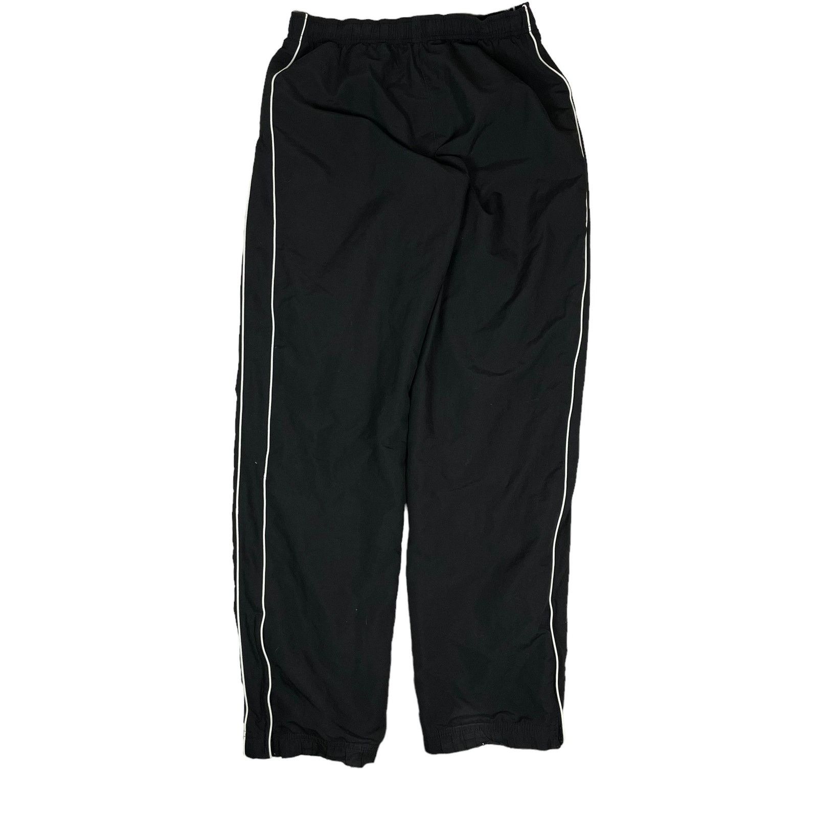 Nike × Vintage Nike Black Swoosh Drawstring Mesh Lined Track Pants Size US 30 / EU 46 - 8 Thumbnail