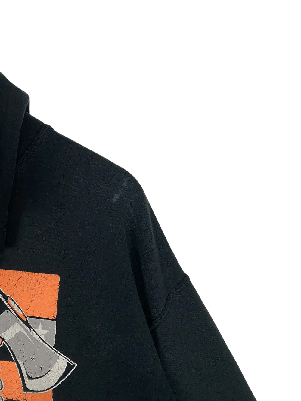 Gildan × Vintage Vintage Gildan Hoodie Safety Shirt Skull Size US L / EU 52-54 / 3 - 6 Thumbnail