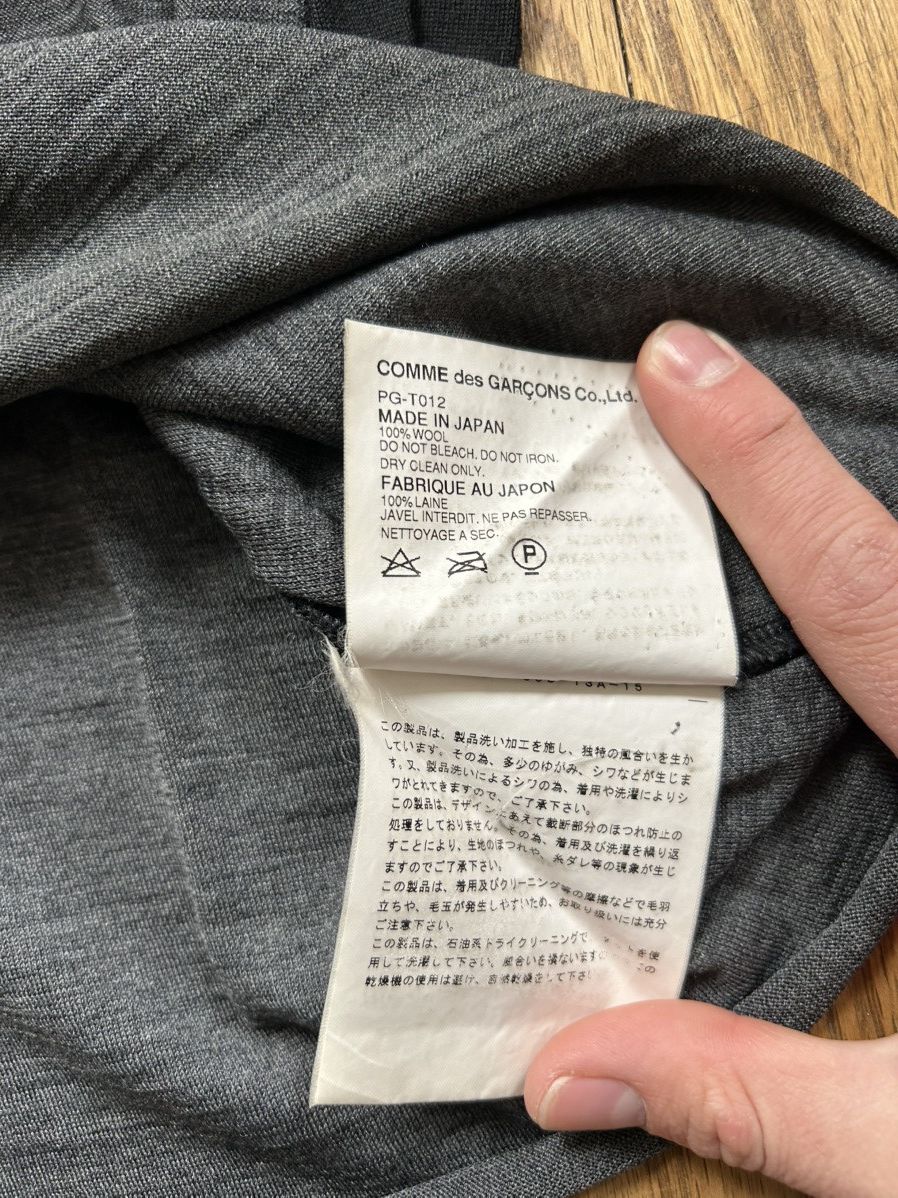 Comme des Garcons Homme Plus Wool Inside Out Sweater Size US M / EU 48-50 / 2 - 8 Thumbnail