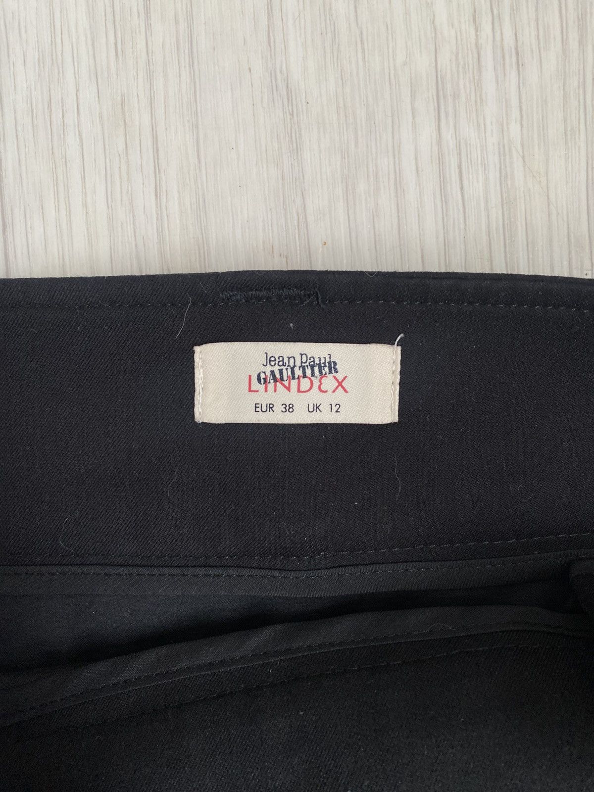 Jean Paul Gaultier Jean Paul Gaultier Lindex Skirt Womens Size UK 12 EU M Black Size 30" / US 8 / IT 44 - 6 Thumbnail