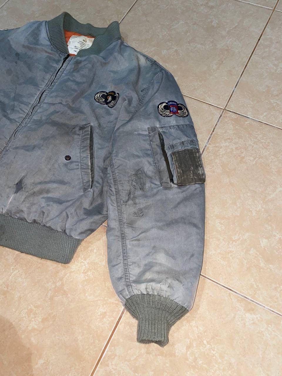 Other Vintage Us Air Force Airbone Bomber Jacket Size US M / EU 48-50 / 2 - 12 Thumbnail