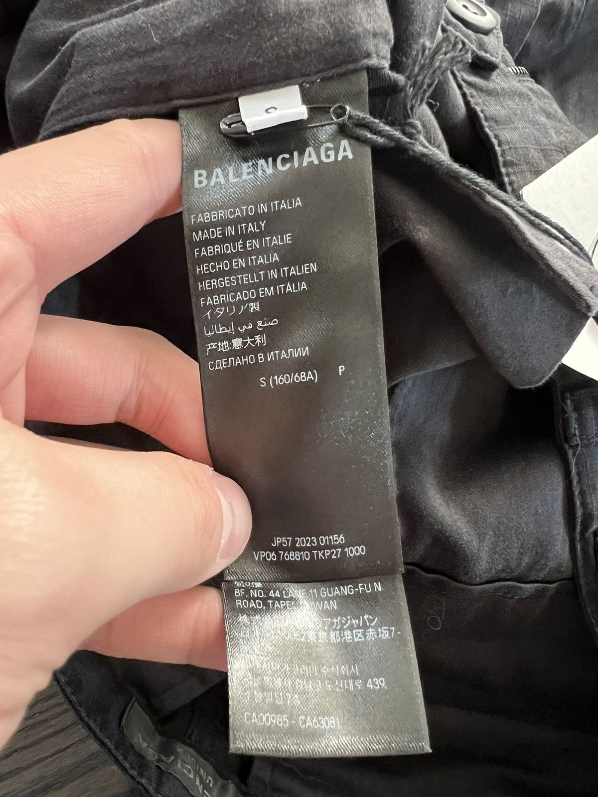 Balenciaga BALENCIAGA FLARED CARGO PANTS IN BLACK Size US 30 / EU 46 - 9 Thumbnail