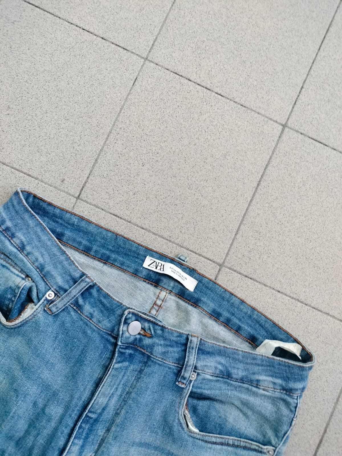 Zara zara jeans gray Size US 28 / EU 44 - 4 Thumbnail