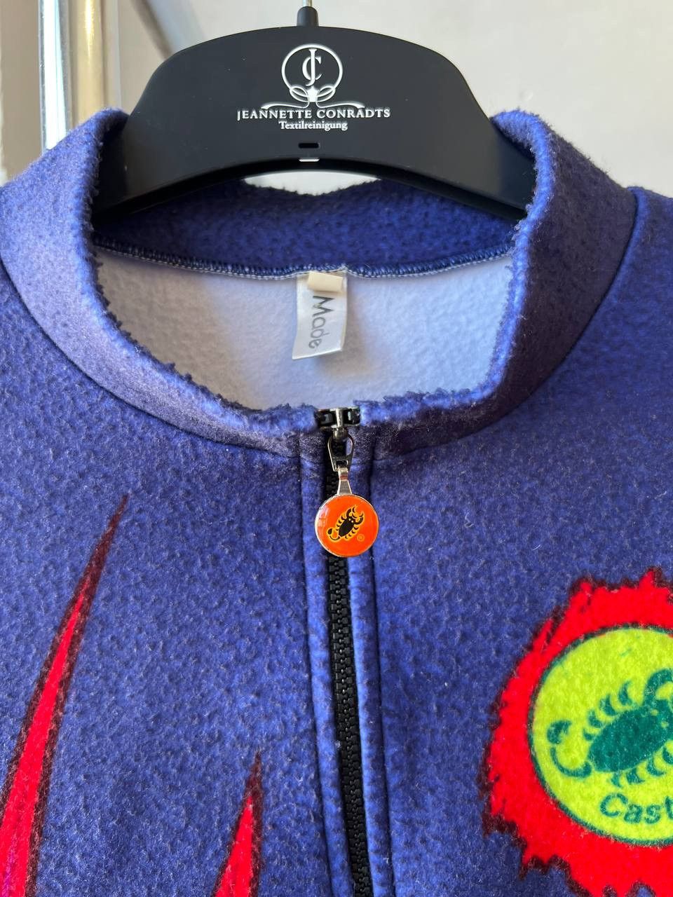 Vintage 1970 RARE CASTELLI LIMITED ART “FIRE” BIKE CYCLING JACKET XL Size US XL / EU 56 / 4 - 9 Thumbnail