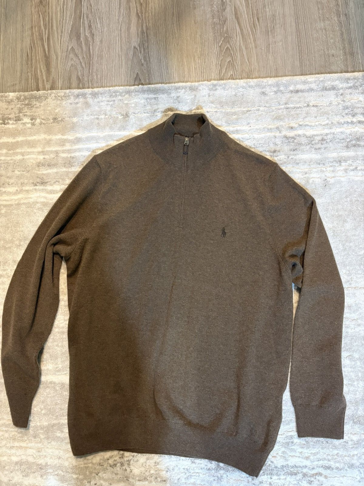 Polo Ralph Lauren Polo Ralph Lauren Wool Quarter Zip Size US XL / EU 56 / 4 - 1 Thumbnail