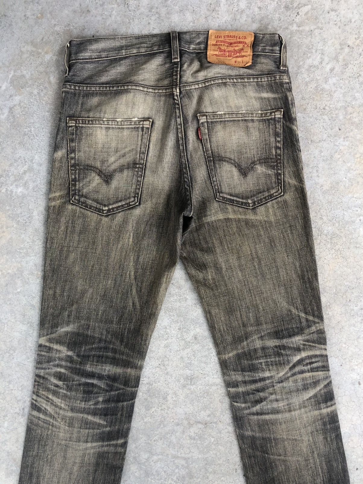 Levi's Y2k Levi’s 505 Mud Wash Distressed Jean Size US 30 / EU 46 - 8 Thumbnail