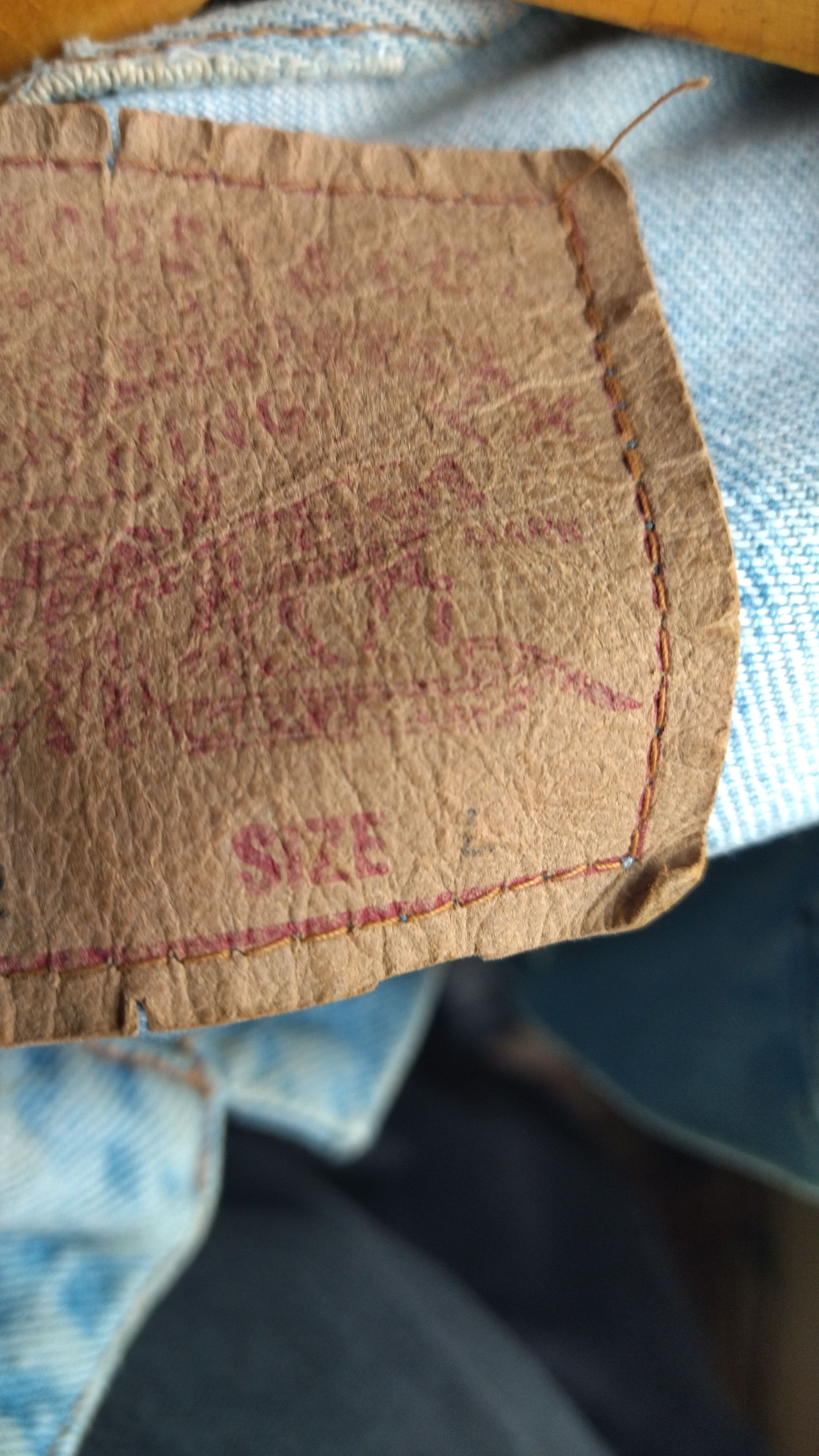 Levi's × Levi's Vintage Clothing Levi's vintage denim jacket Great Britain Size US L / EU 52-54 / 3 - 6 Thumbnail