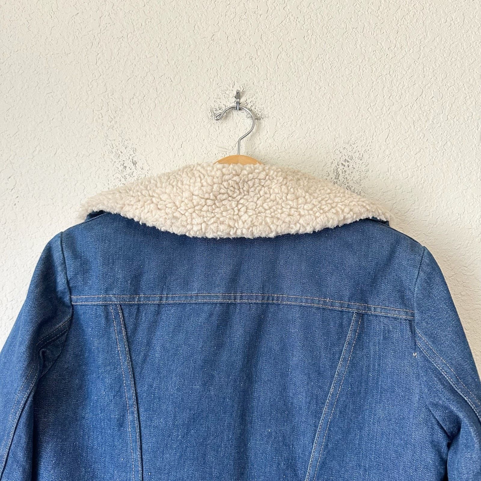 Wrangler VINTAGE WRANGLER Wrange Coat Jacket Sherpa Lined Western 70s Size US S / EU 44-46 / 1 - 8 Thumbnail