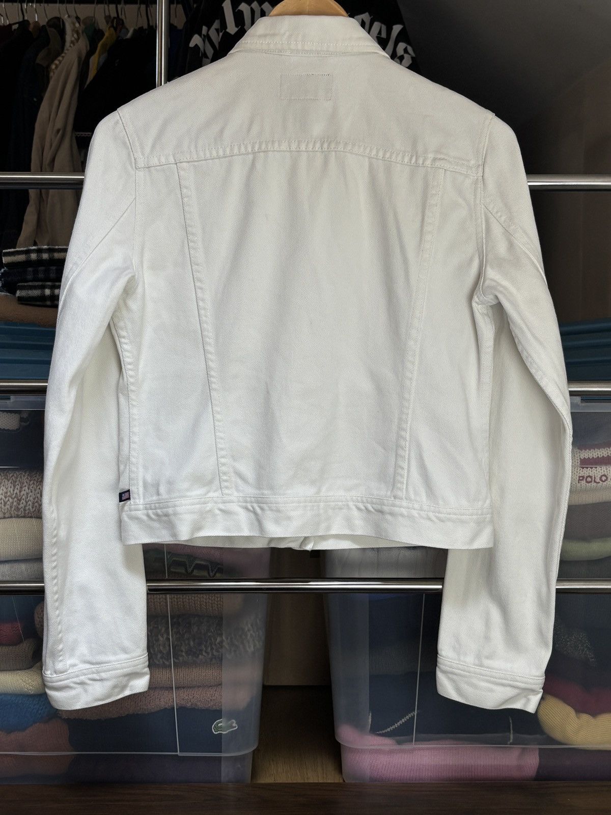 Ralph Lauren Ralph Lauren Vintage White Denim Trucker Jacket Size M / US 6-8 / IT 42-44 - 4 Thumbnail