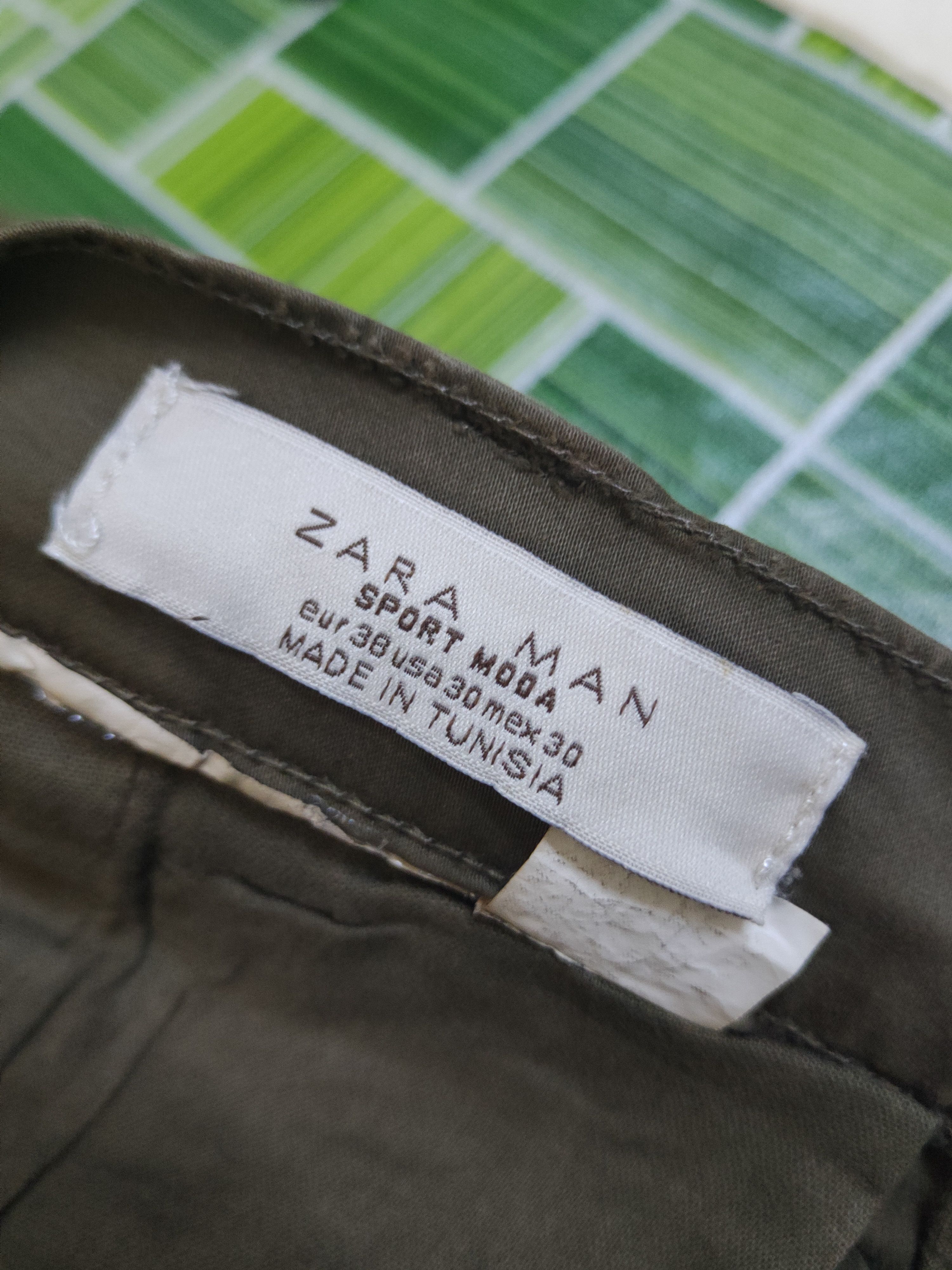 Japanese Brand DL Zara Brown Multipocket Tactical Cargo Pants #1574 Size US 31 - 13 Thumbnail