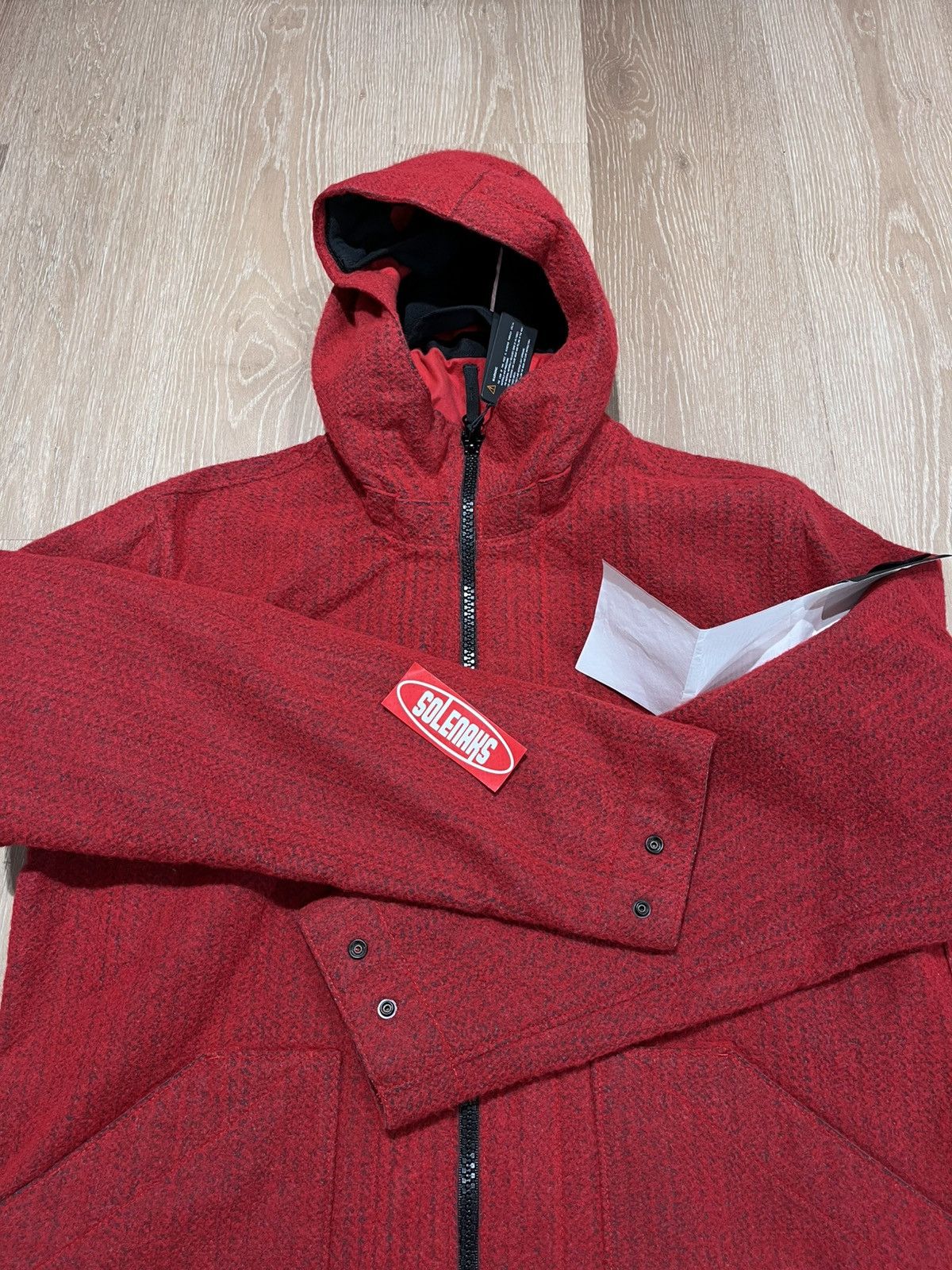 Stone Island Needle punched reflective balaclava jacket rare Size US M / EU 48-50 / 2 - 14 Thumbnail