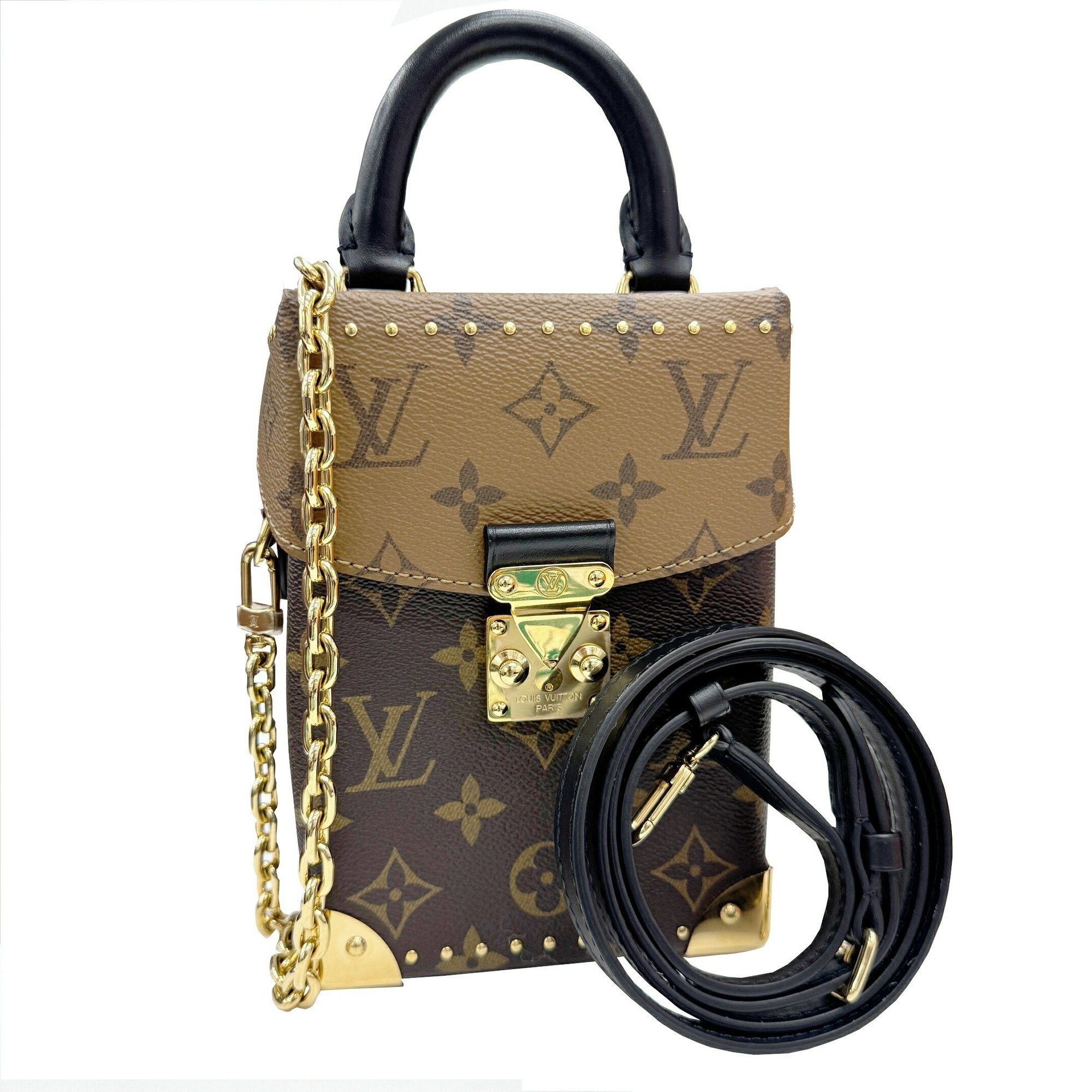 Louis Vuitton Monogram Reverse Camera Box Shoulder Bag Bicolor M82465 Louis Vuitton Chain in Brown, Women's