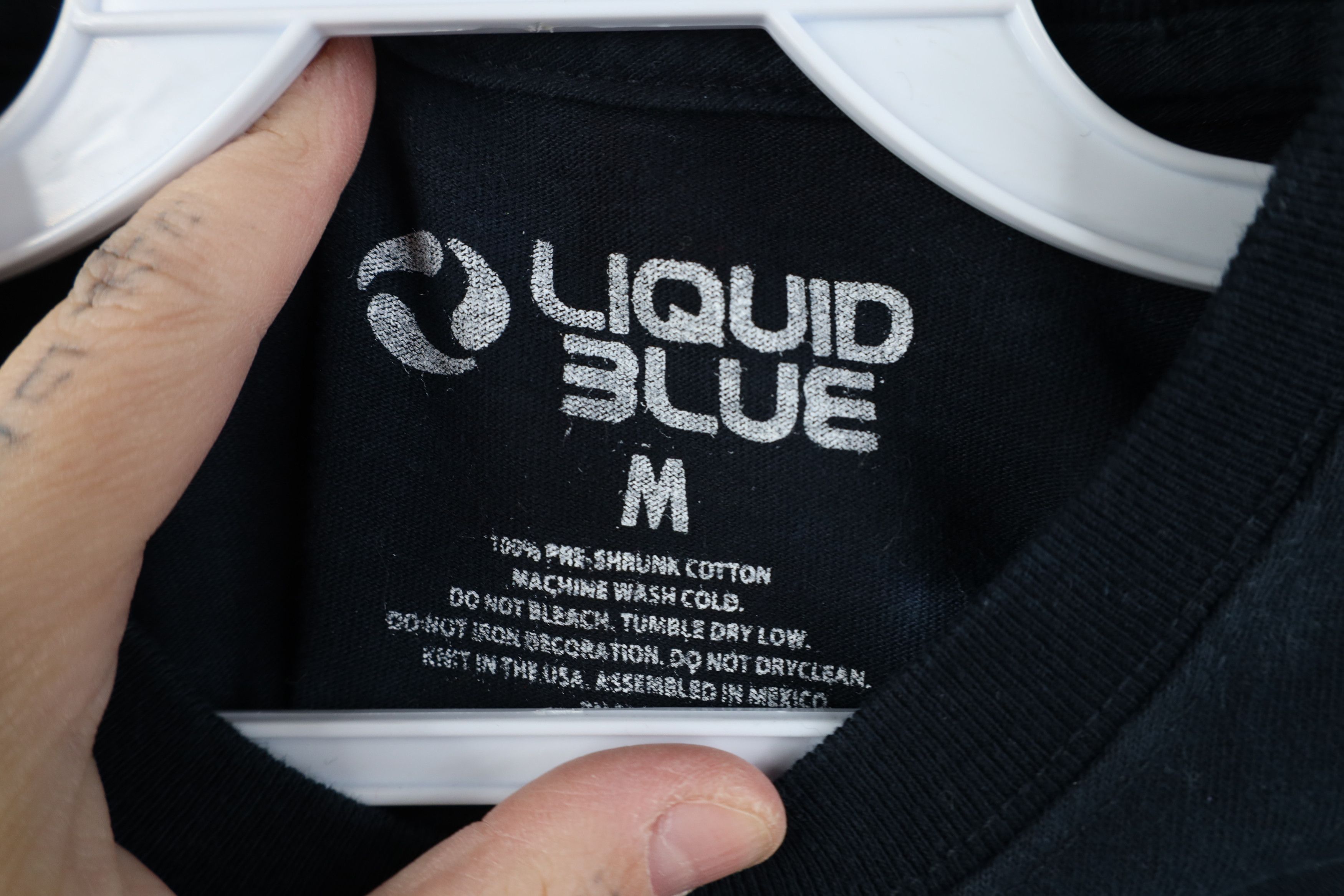 Liquid Blue Y2K Liquid Blue Rainbow Wash Mushroom Trip T-Shirt Trippy Size US M / EU 48-50 / 2 - 6 Thumbnail