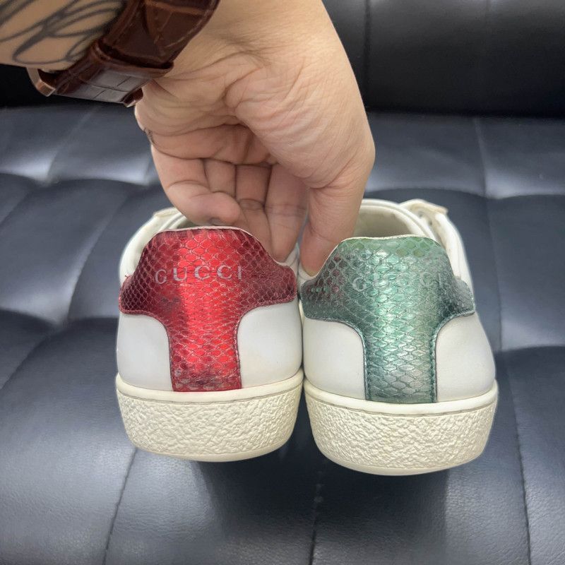 Gucci Gucci ACE Leather Pineapple Embroidery Sneakers - Size US 5 / IT 35 - 3 Thumbnail