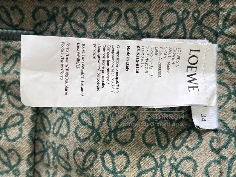 Loewe Loewe Women's Hooded Wool Jacket Size XXS / US 00 / IT 34 - 7 Thumbnail