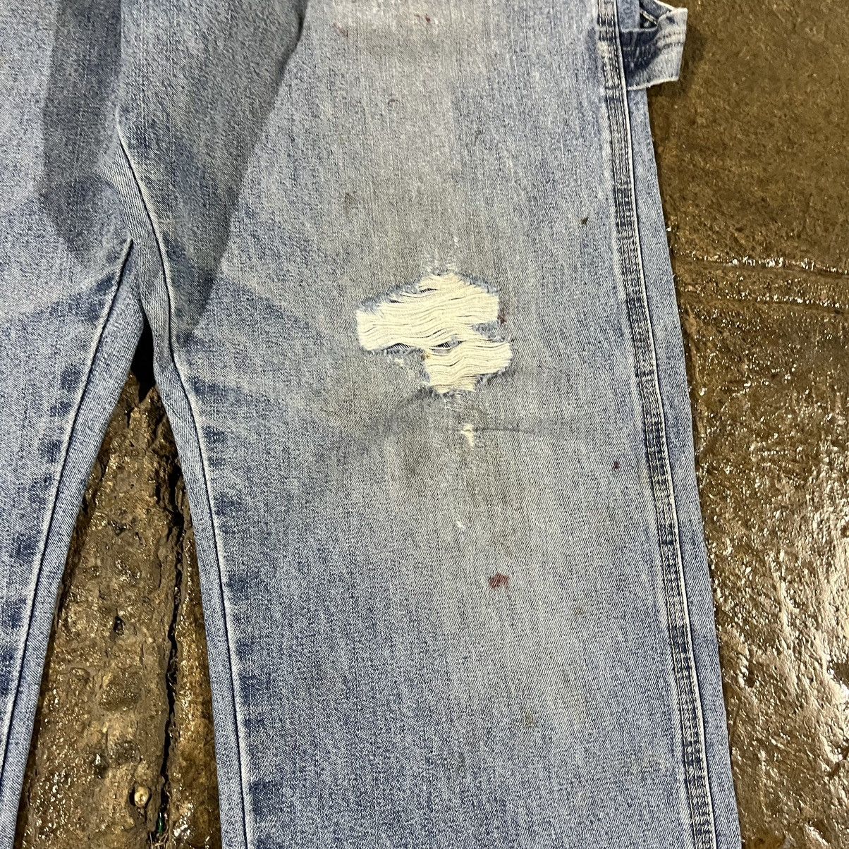 Carhartt × Vintage × Wrangler Carhartt Style Y2K Wrangler Carpenter Jeans Baggy Skater Size US 34 / EU 50 - 6 Thumbnail