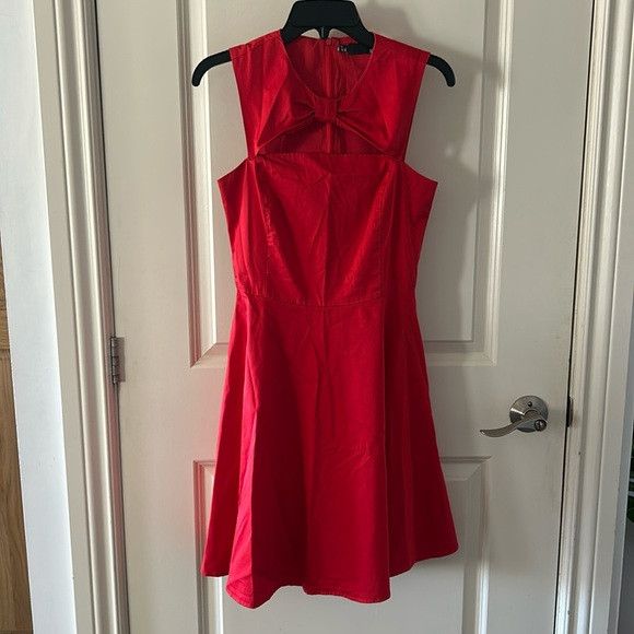 Love Moschino 🎀 Vintage LOVE MOSCHINO cut out bow details red dress 4 Size S / US 4 / IT 40 - 3 Thumbnail