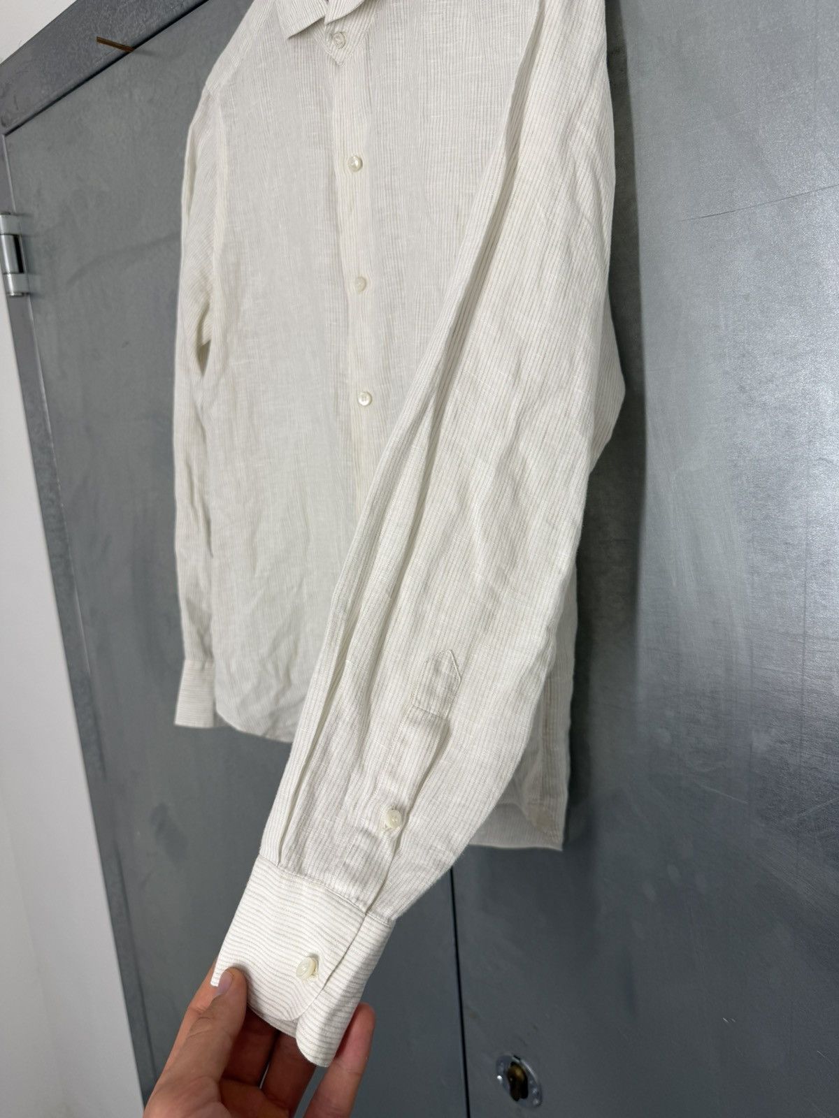 Loro Piana Loro Piana Lino Shirt Size S / US 4 / IT 40 - 6 Thumbnail