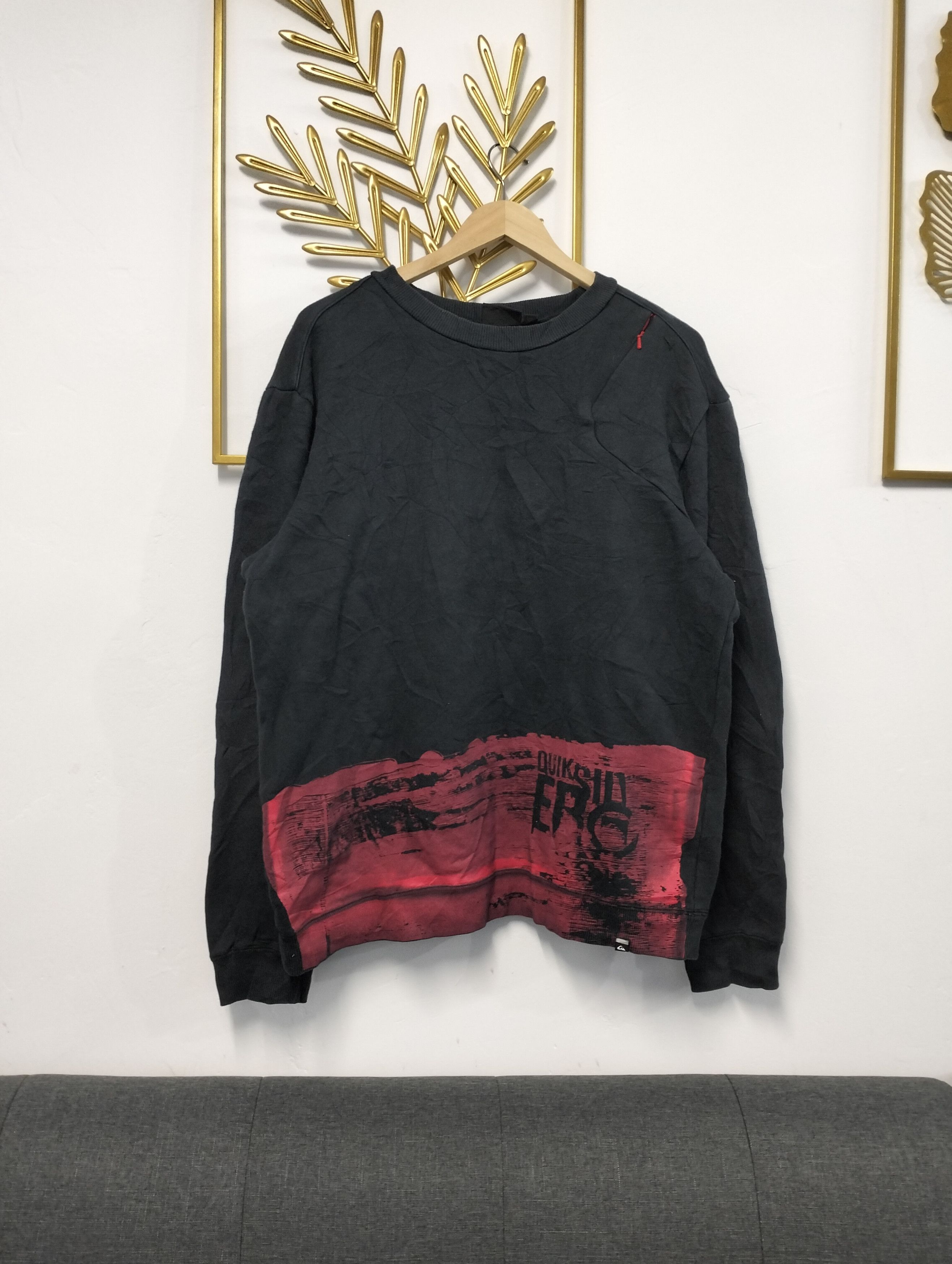 Japanese Brand × Quiksilver Quiksilver surfing streetwear sweatshirt Size US L / EU 52-54 / 3 - 1 Thumbnail
