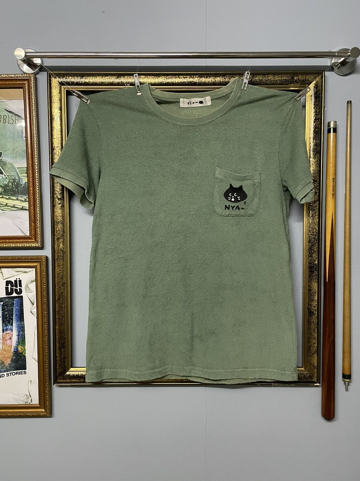 Ne-Net Vintate Japan Designer Nenet Pocket Tee Cat Relaxed & Cozy Size US M / EU 48-50 / 2 - 1 Thumbnail
