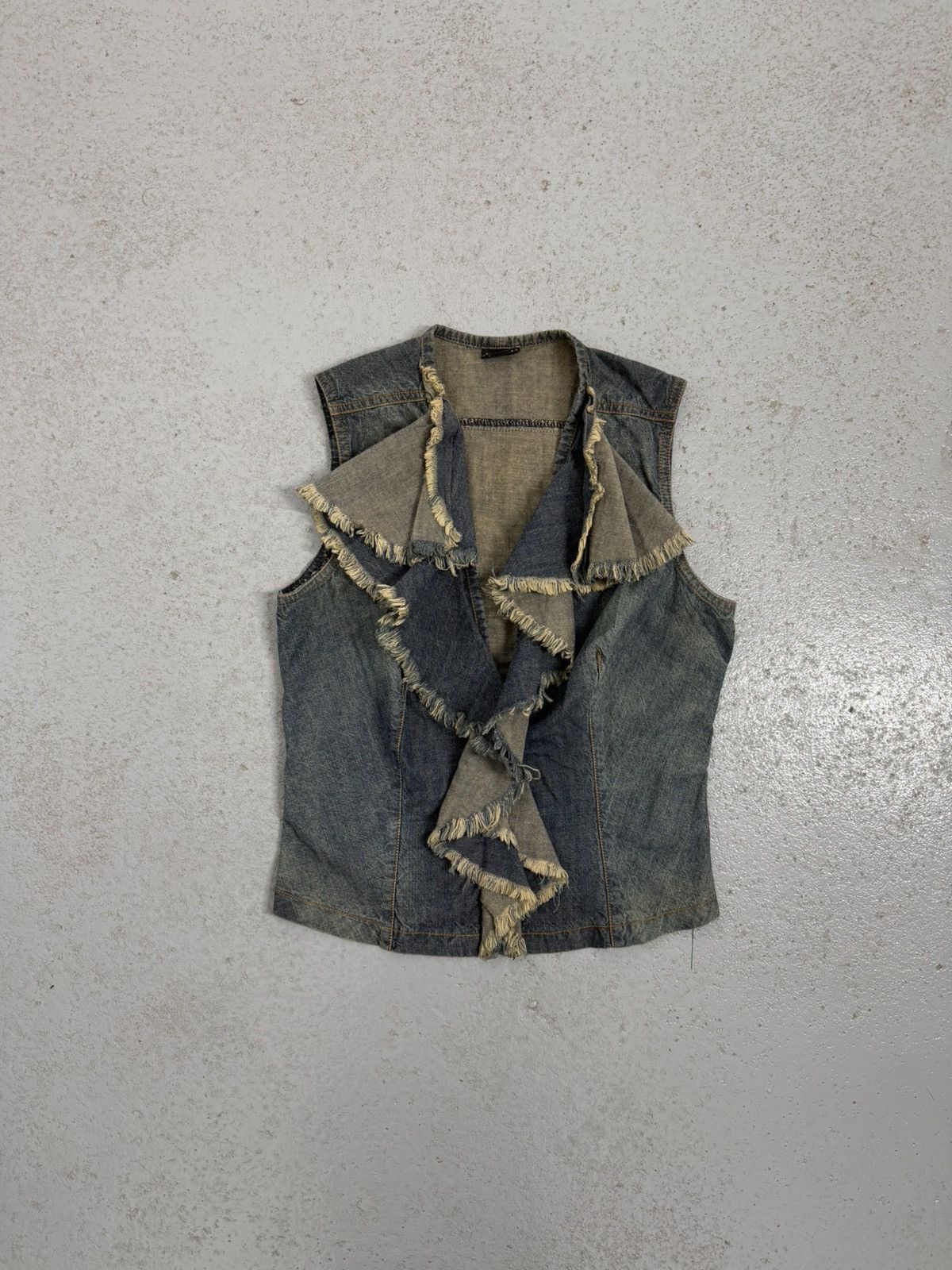 plein sud Plein Sud Jeans Waved Vest Size S / US 4 / IT 40 - 1 Thumbnail