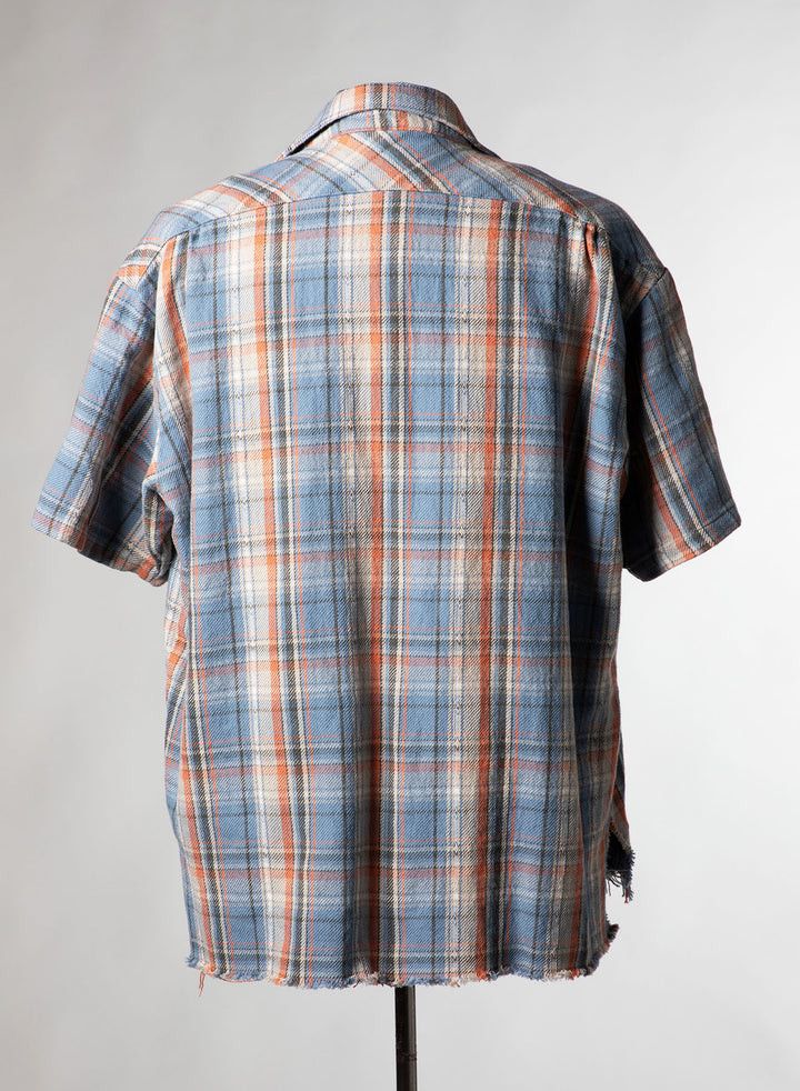 Greg Lauren $750 Greg Lauren Plaid SS Studio Faded Shirt Size US L / EU 52-54 / 3 - 2 Thumbnail