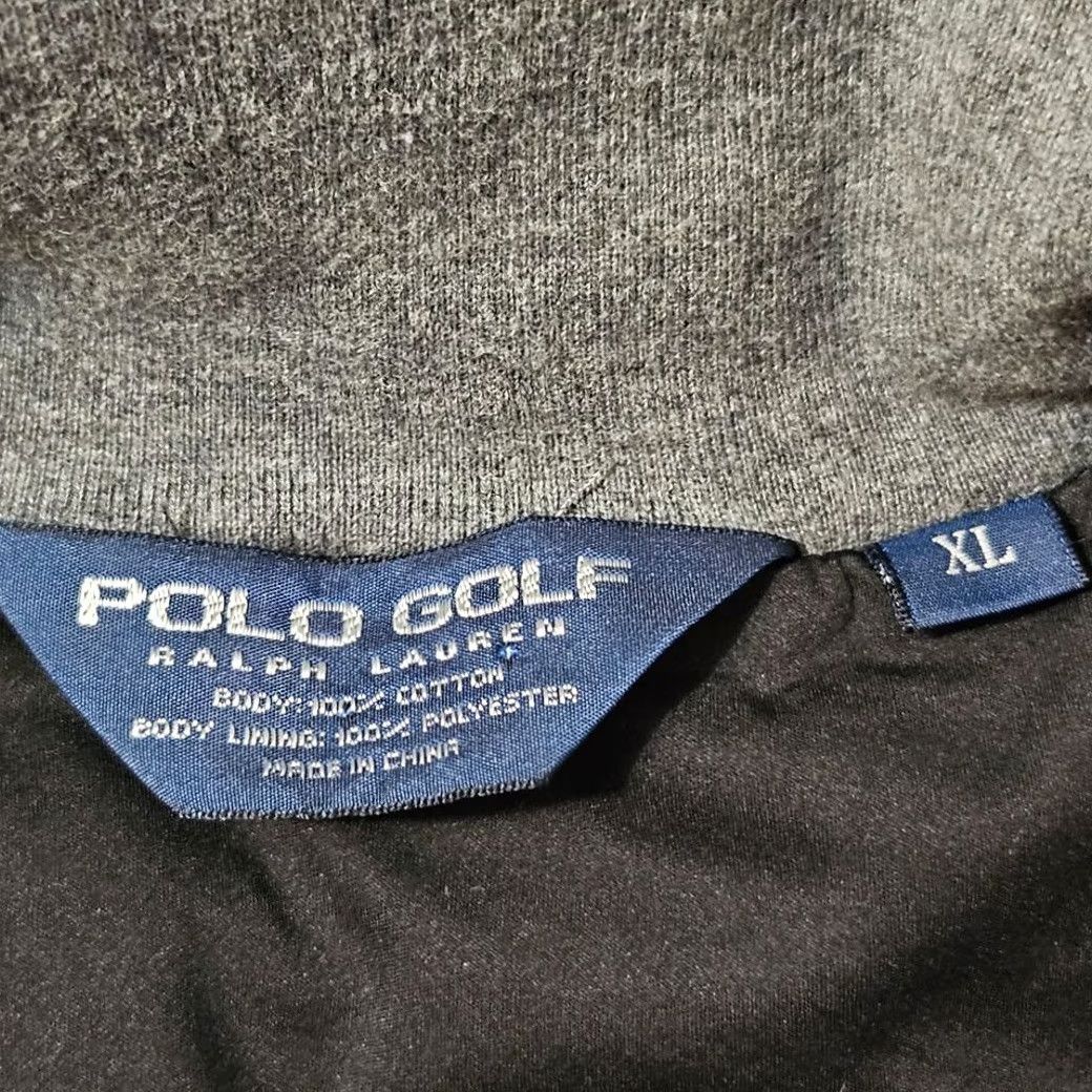 Ralph Lauren Ralph Lauren Polo Golf Quarter Zip Sweater Cotton Herringbone Pattern XL Men Gray Size US XL / EU 56 / 4 - 4 Thumbnail