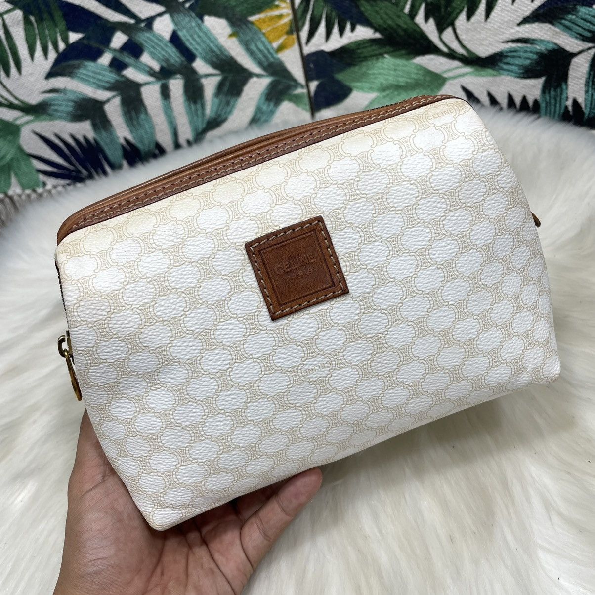 Celine Authentic Vtg. CELINE Macadam Clutch Bag Size ONE SIZE - 2 Thumbnail