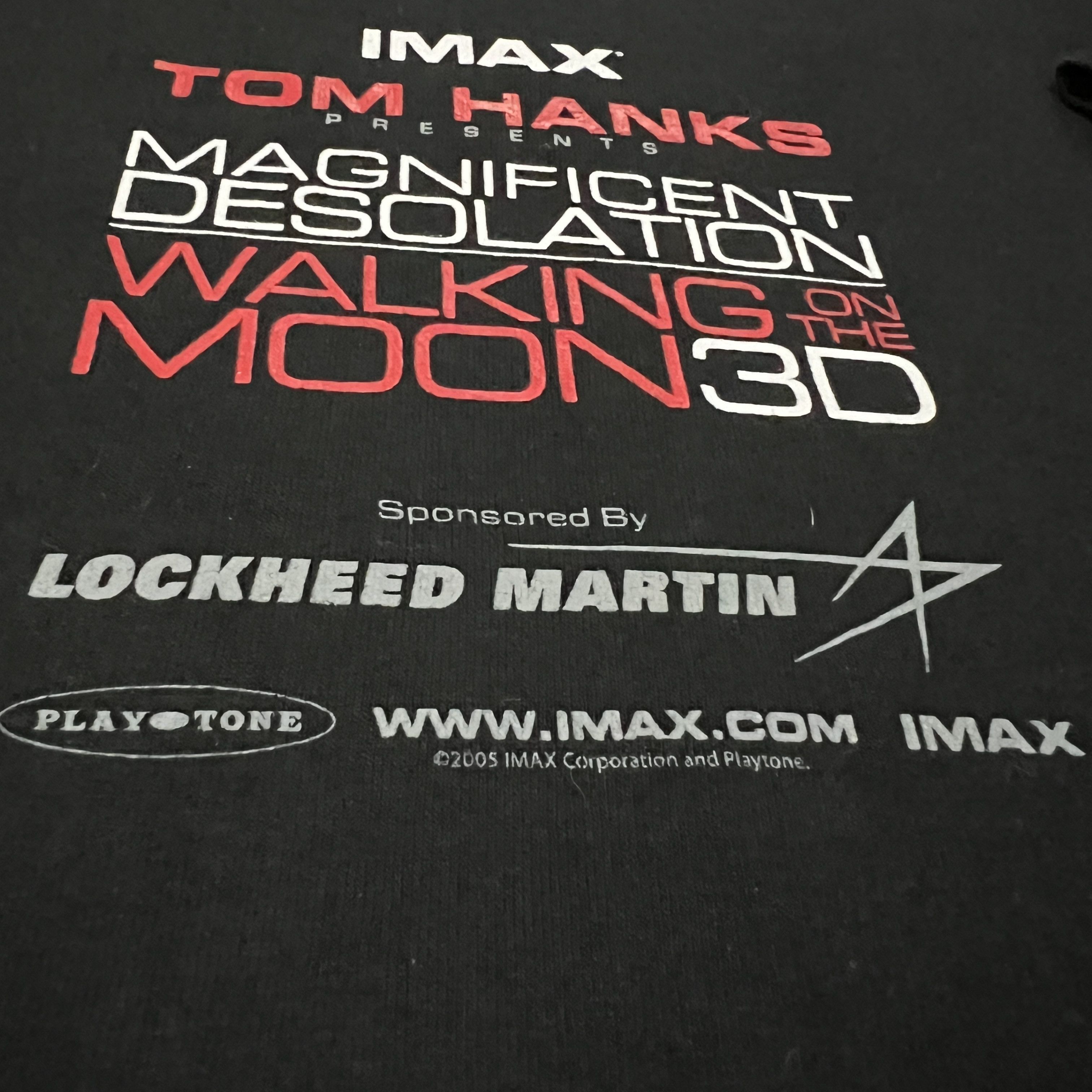 Vintage Vintage Tom Hanks Magnificent Desolation Walking on the Moon Size US L / EU 52-54 / 3 - 3 Thumbnail