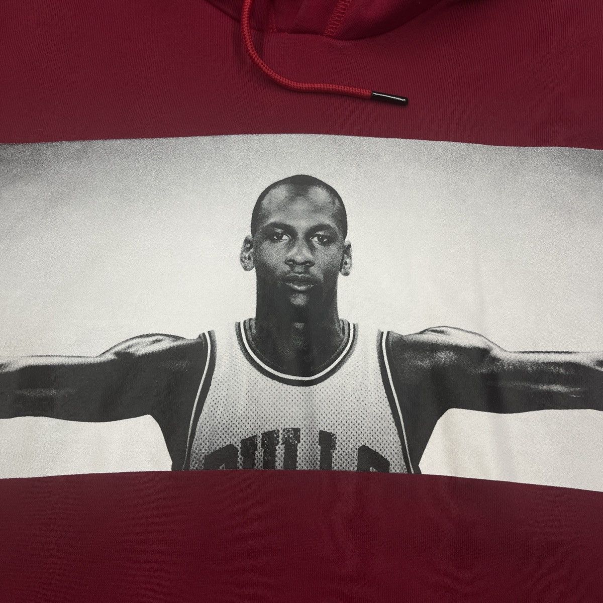Jordan Brand Mens Air Jordan Hoodie Red Big Logo Print Legend Nike Size US M / EU 48-50 / 2 - 5 Thumbnail