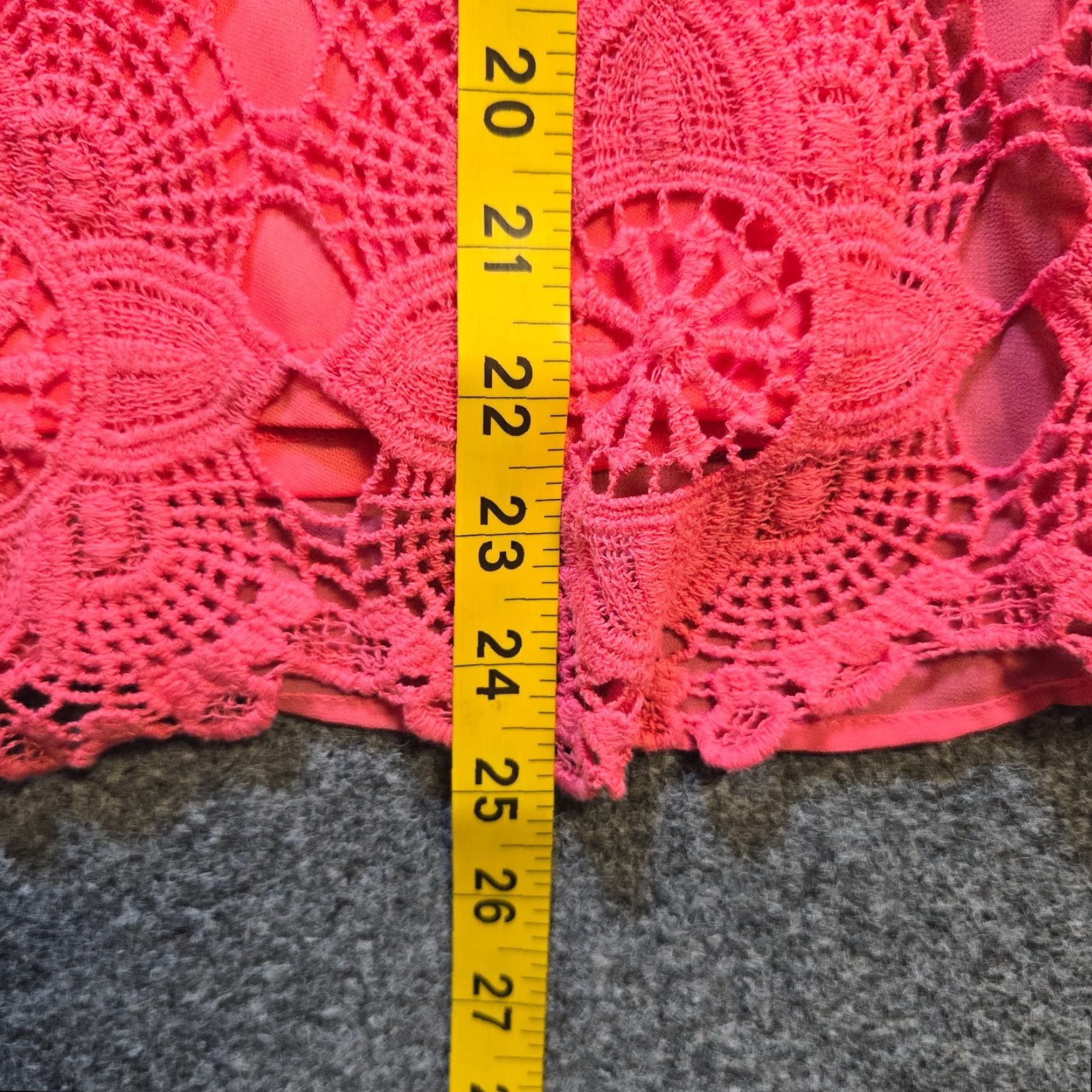 Pinko Adiva Top Womens Small Pink Crochet Lined Sleeveless Lightweight Casual Blouse Shirt Size S / US 4 / IT 40 - 5 Thumbnail