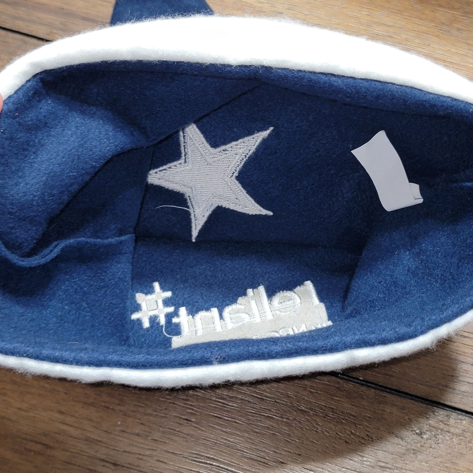 Other Dallas Cowboys Navy & White Santa Christmas Hat Size ONE SIZE - 10 Thumbnail