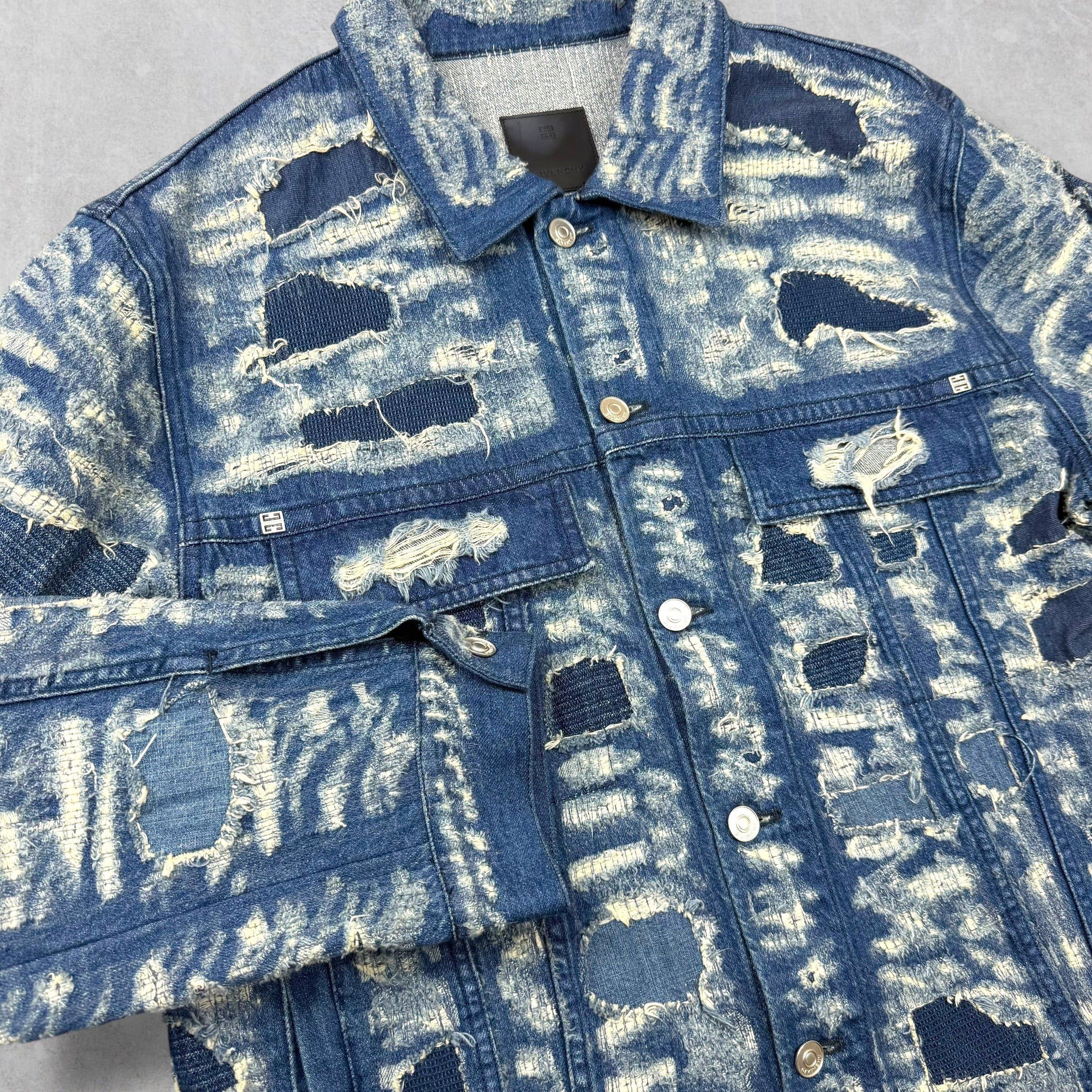 Givenchy Givenchy Blue Classic 4G Rivet Denim Jacket XXL Size US XXL / EU 58 / 5 - 3 Thumbnail