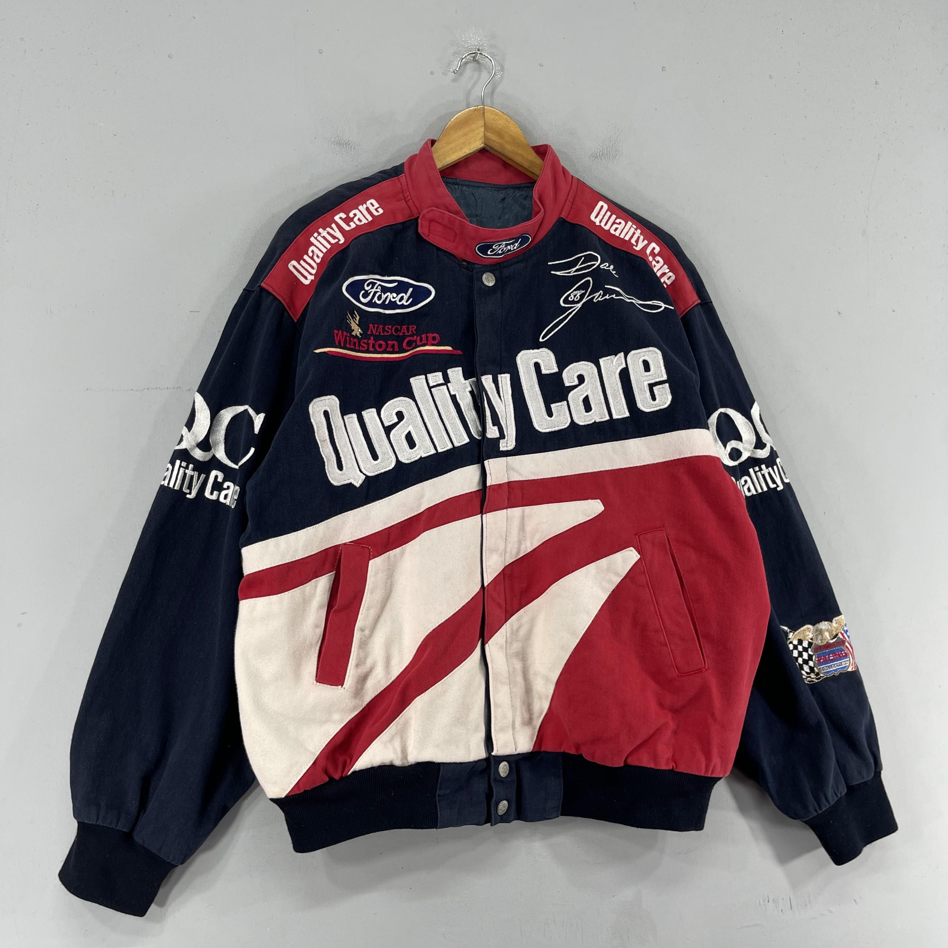 Ford × Jeff Hamilton × NASCAR Vintage JEFF HAMILTON Quality Care Nascar Jacket Size US L / EU 52-54 / 3 - 4 Thumbnail