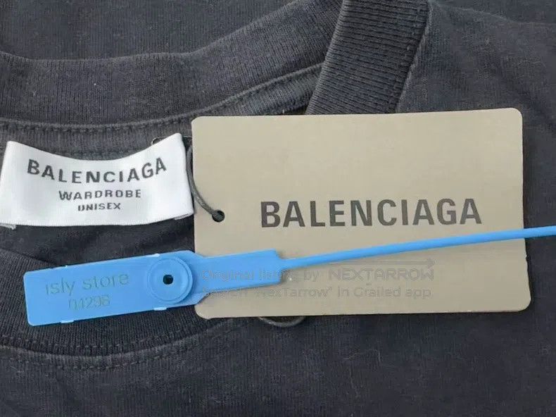 Balenciaga Balenciaga Mosaic blurred letter short-sleeve black Size US S / EU 44-46 / 1 - 4 Thumbnail
