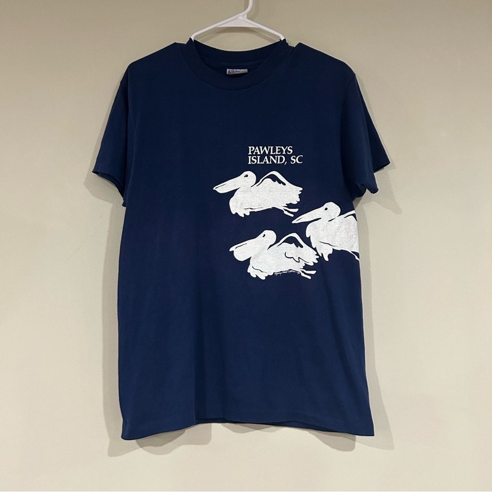 Hanes Vintage Pawleys Island South Carolina Nature Shirt Size US L / EU 52-54 / 3 - 1 Thumbnail