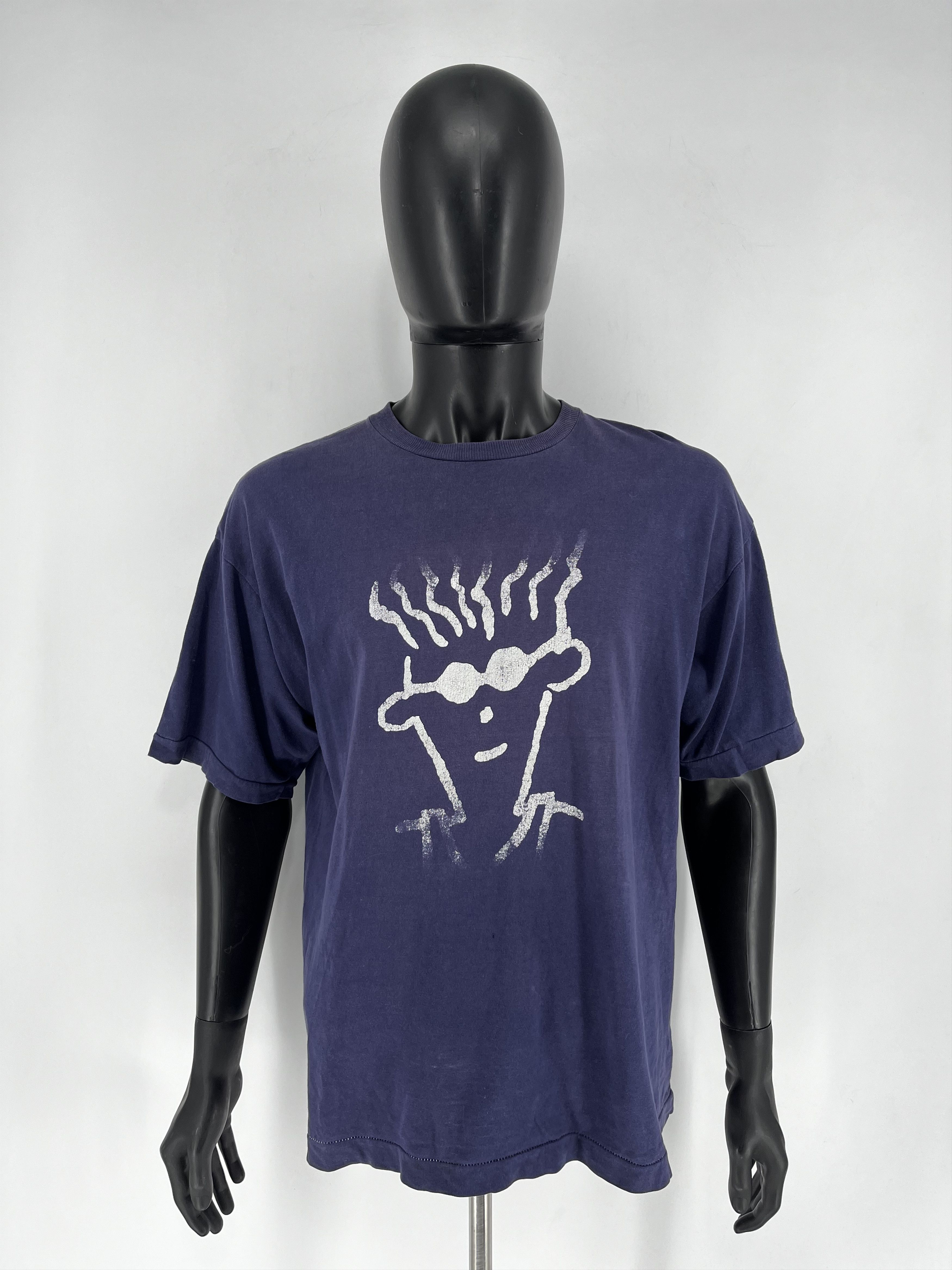 Cartoon Network Movie cartoon Fido Dido Logo big Face vtg Vintage Size US L / EU 52-54 / 3 - 2 Thumbnail