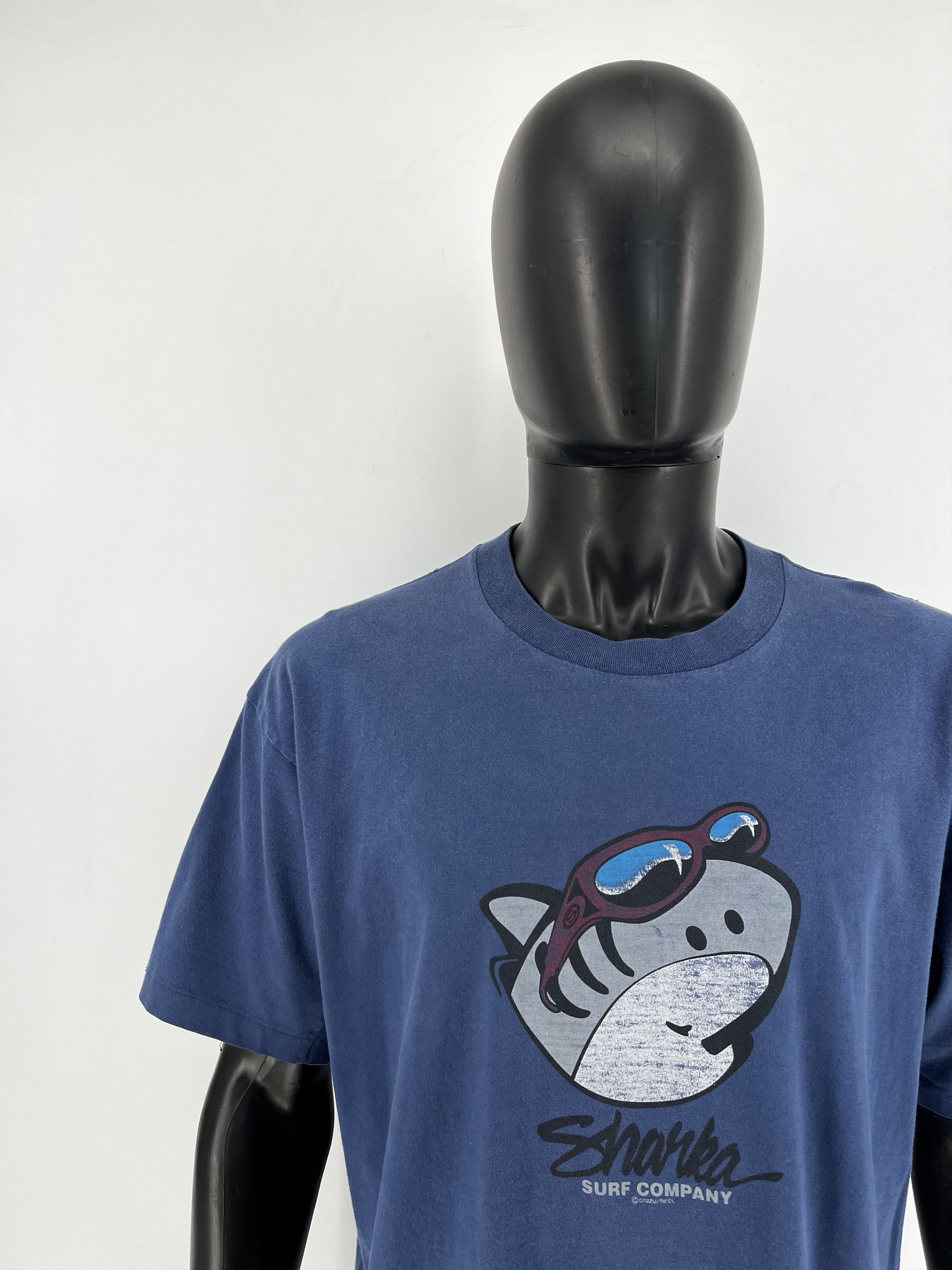 Vintage Vintage Y2K Sharka Surf Co. by Crazy Shirt (USA Made) Size US XL / EU 56 / 4 - 6 Thumbnail